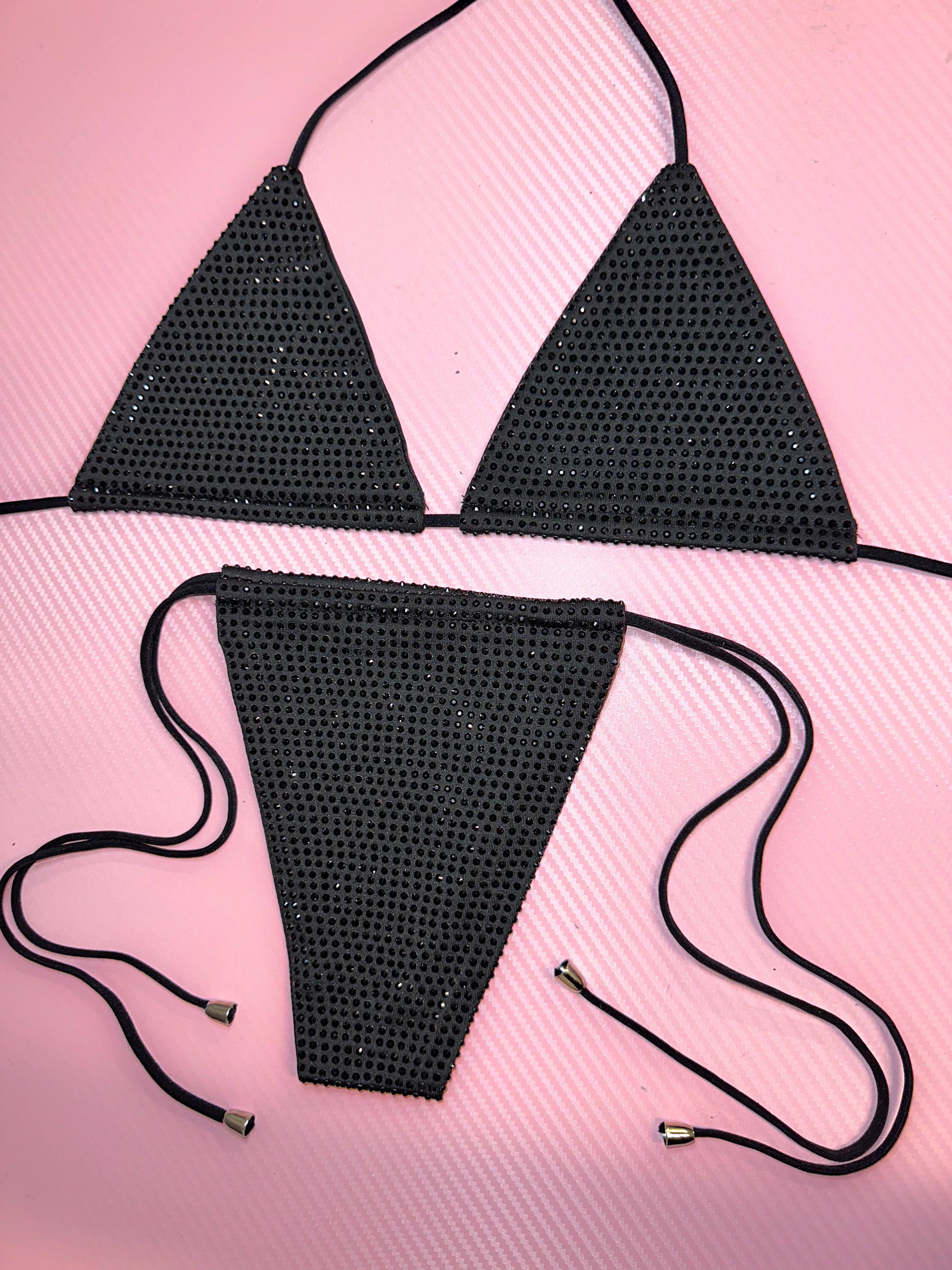 Razzle Dazzle iced out rhinestone *new colors* bikini