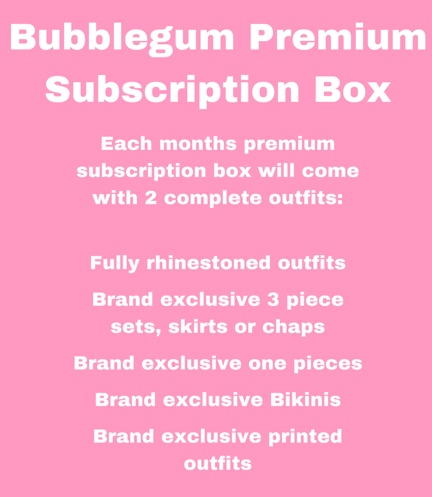 Bubblegum premium bikini subscription box