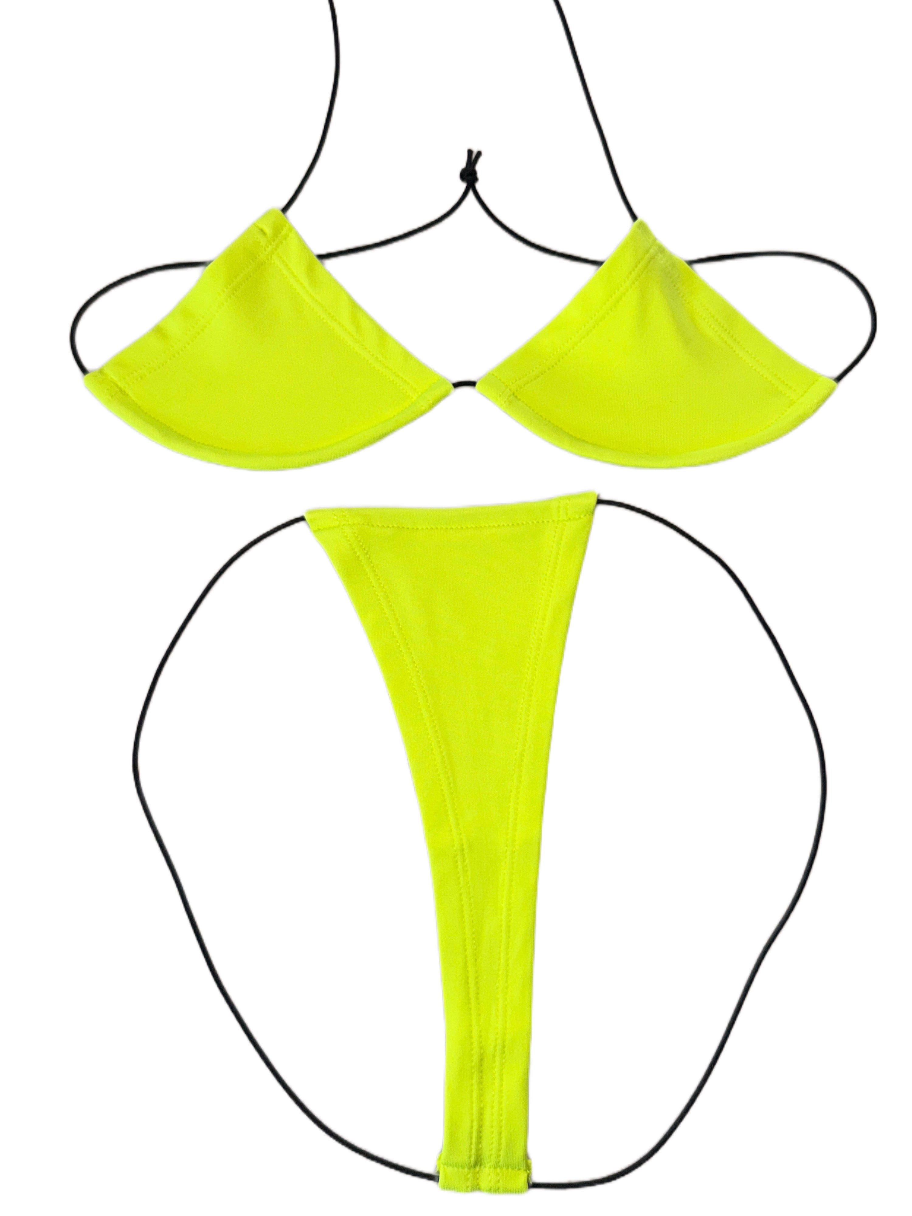 String Microkini plain colors