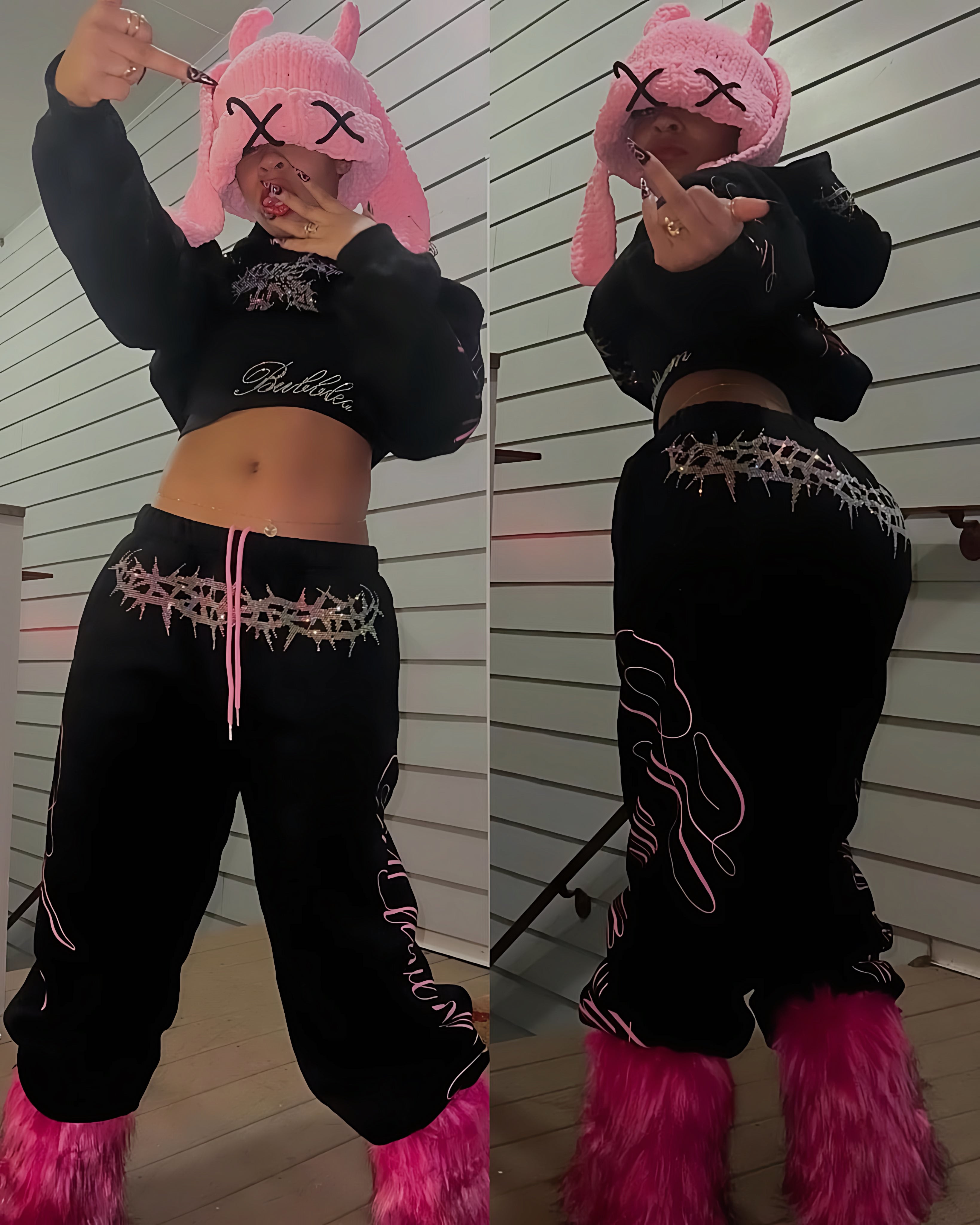 Angels are here sweatpants