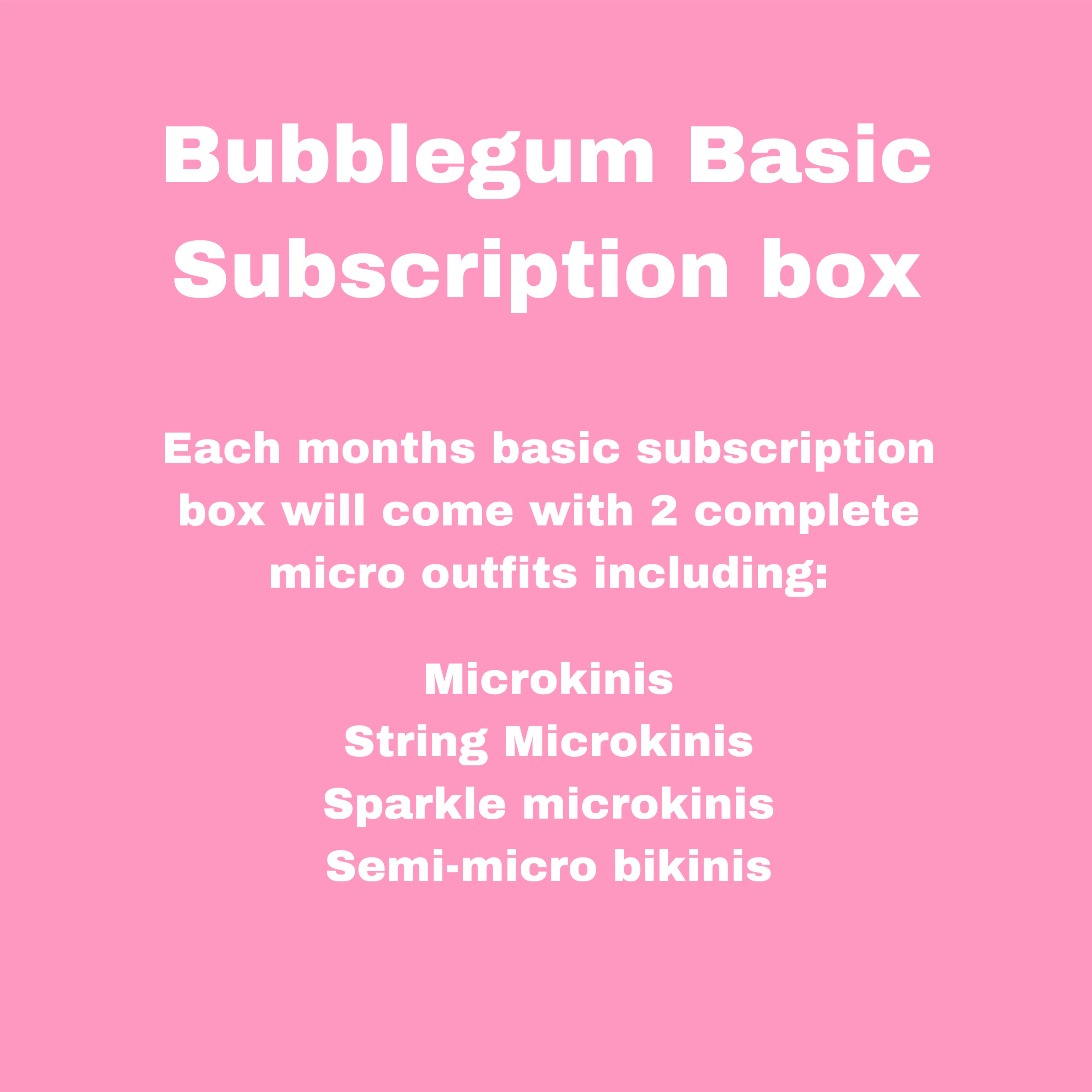 bubblegum basic subscription box
