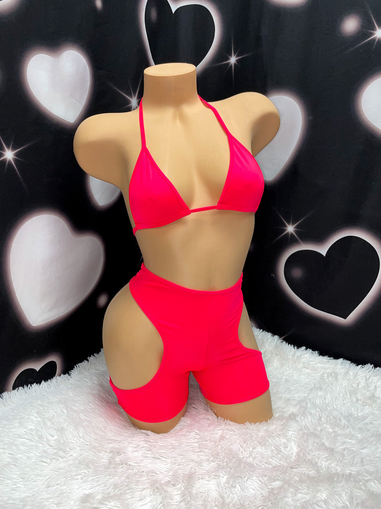 Fruit punch chaps bottom bikini - Bikinis, Monokinis, skirt sets, and apparel inspired by strippers - Bubblegum The Brand