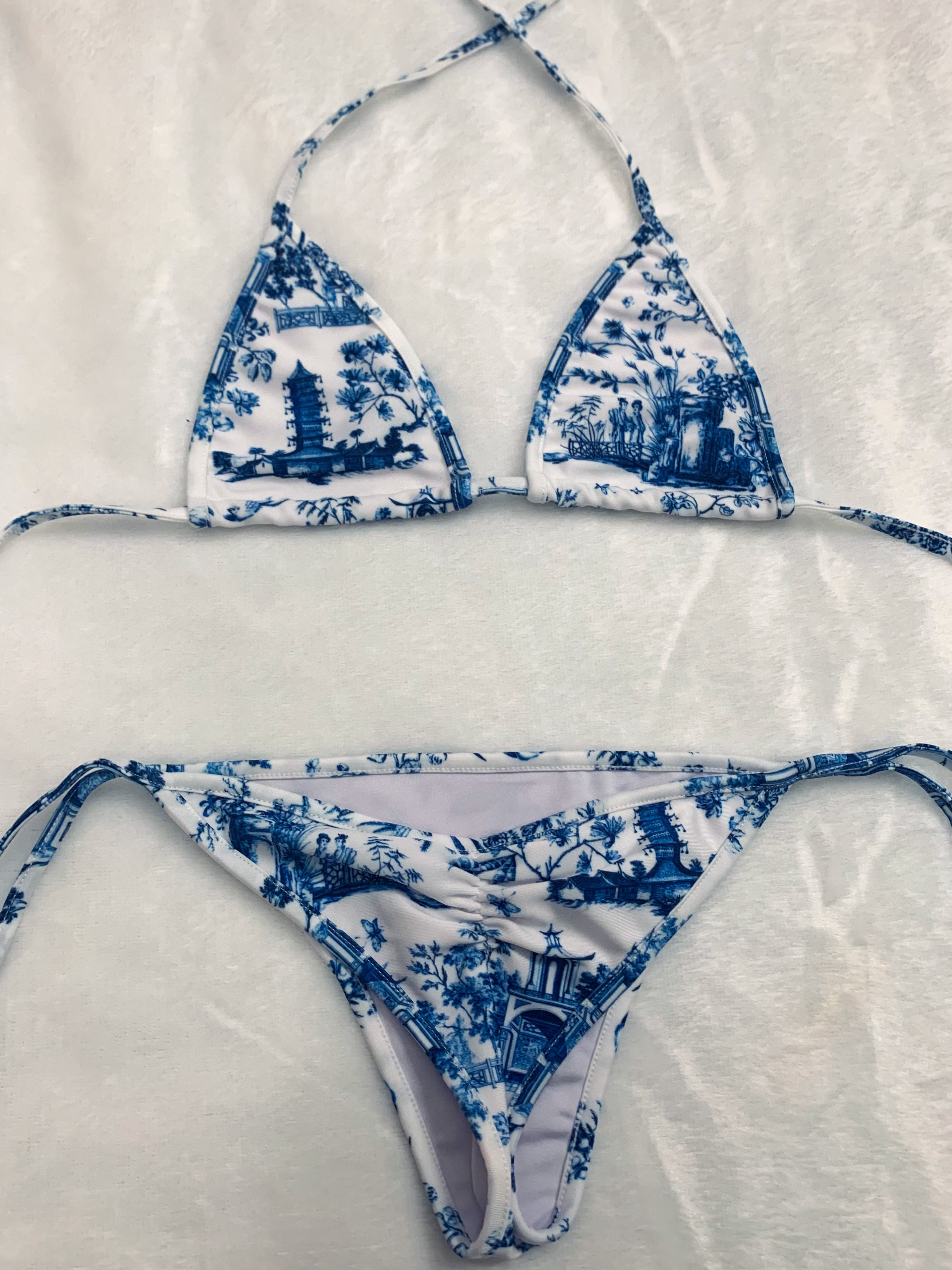 Porcelain bikini - Bikinis, Monokinis, skirt sets, and apparel inspired by strippers - Bubblegum The Brand