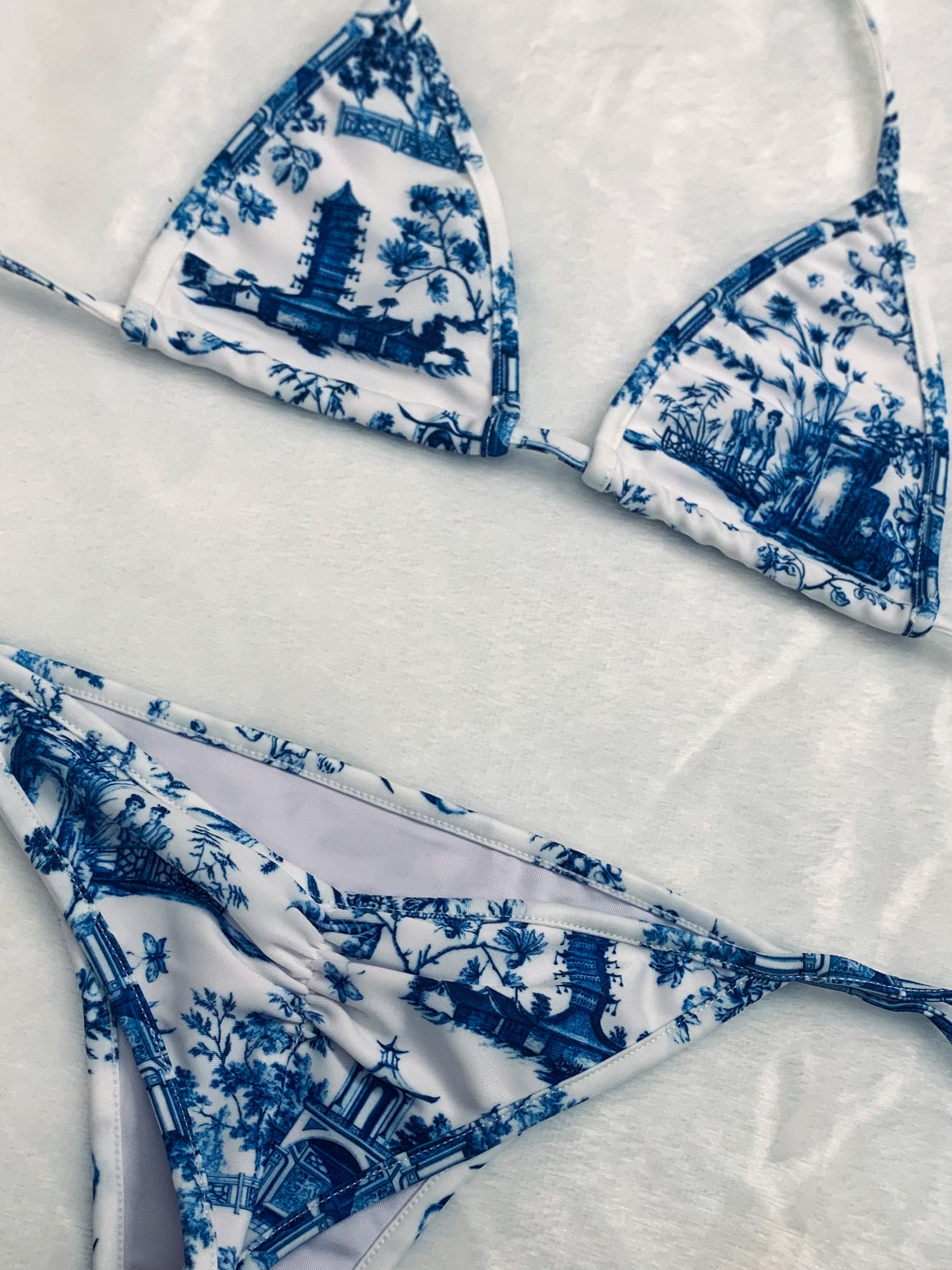 Porcelain bikini - Bikinis, Monokinis, skirt sets, and apparel inspired by strippers - Bubblegum The Brand