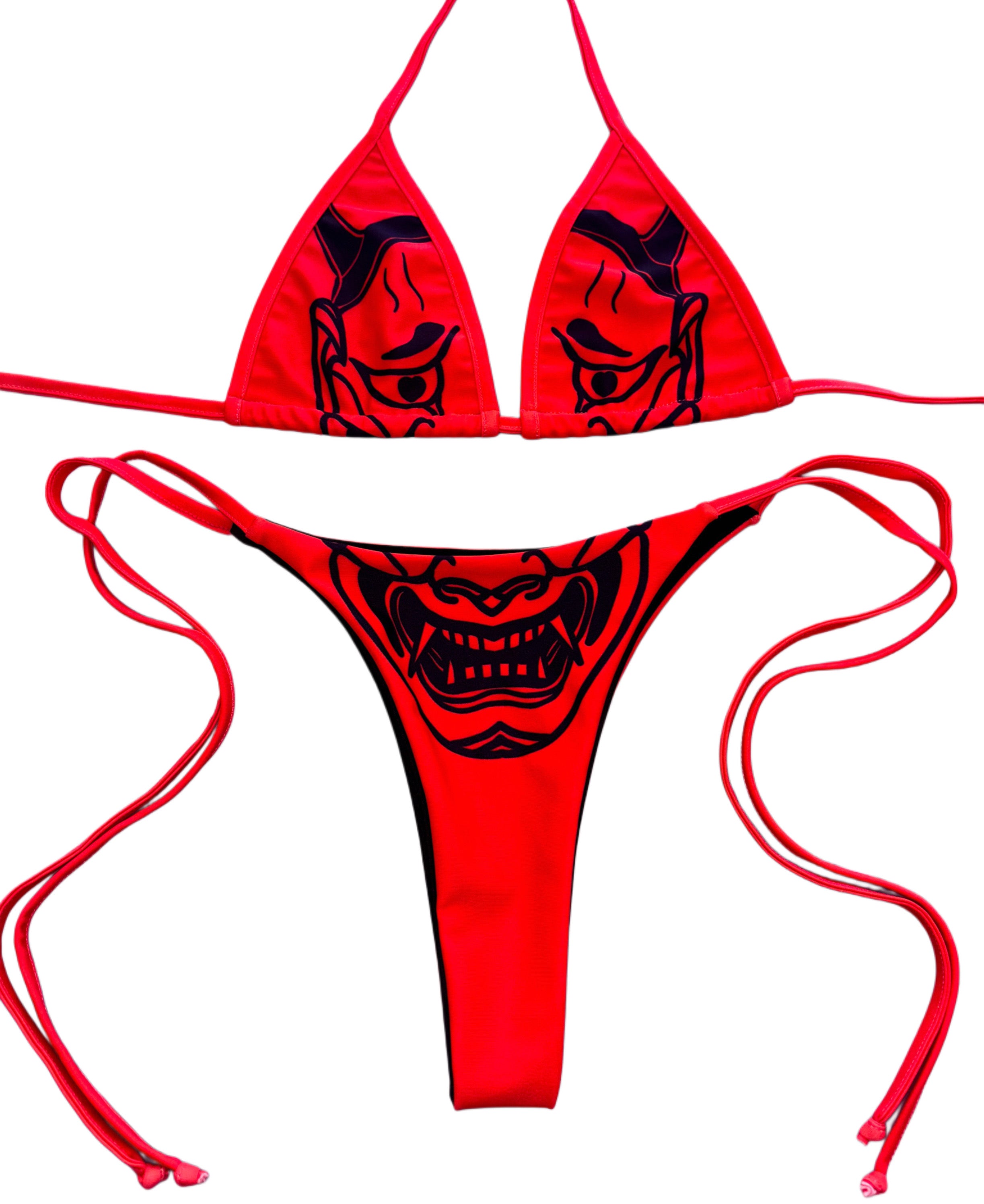 Hannya mask bikini