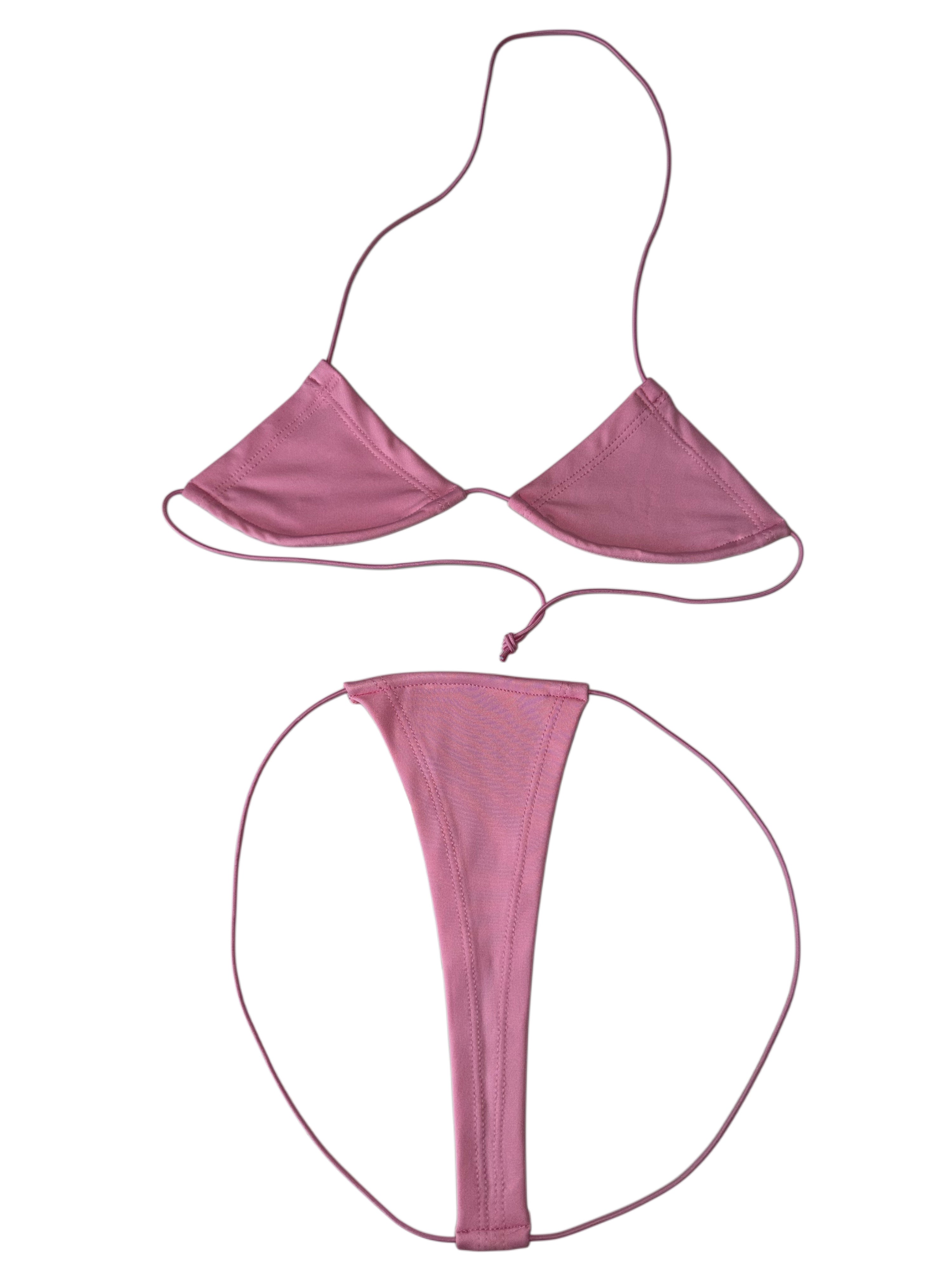 String Microkini plain colors