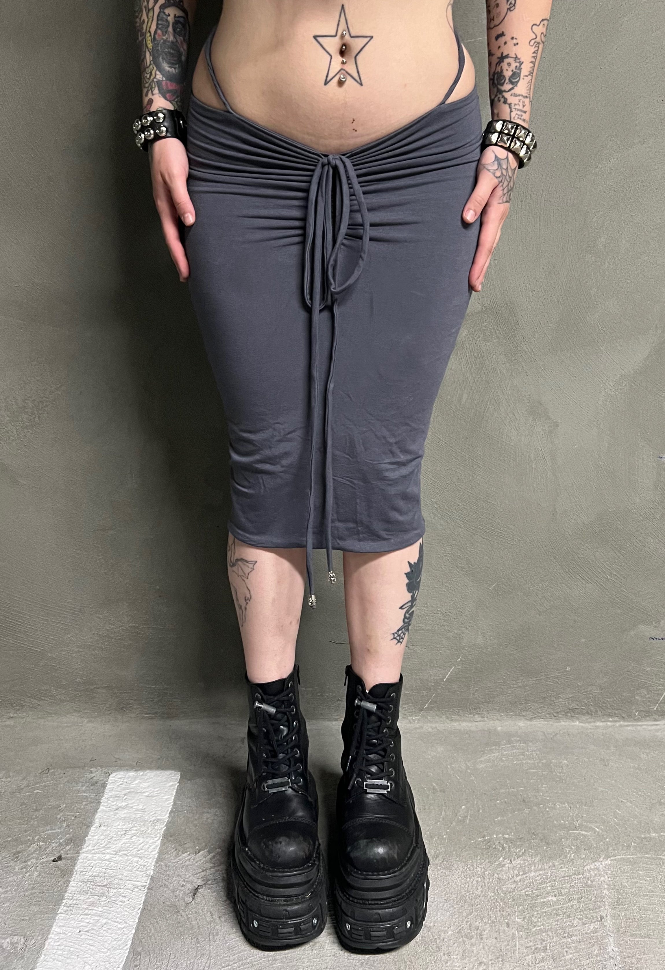 Omen streetwear skirt set