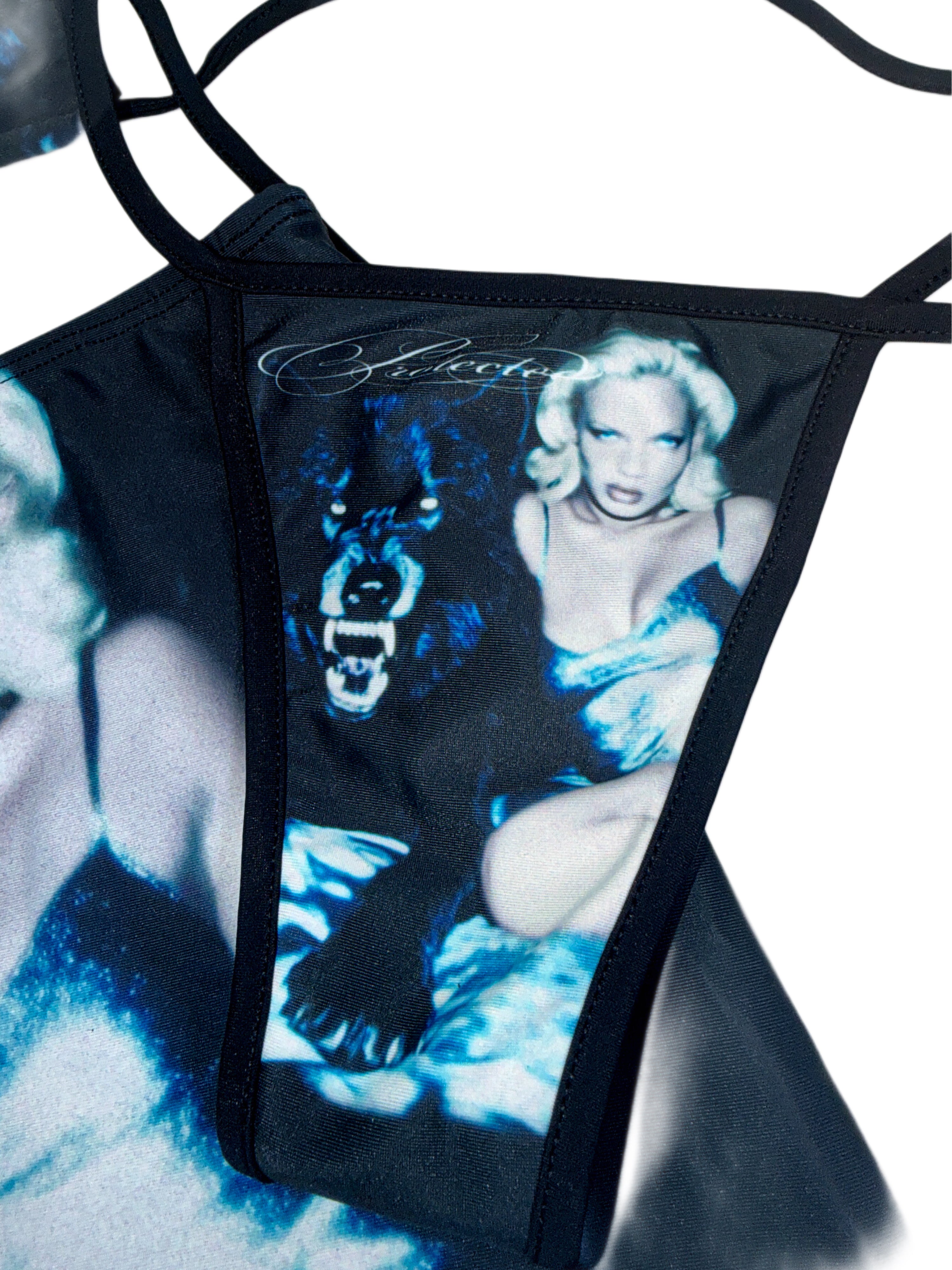 Protected miniskirt bikini set