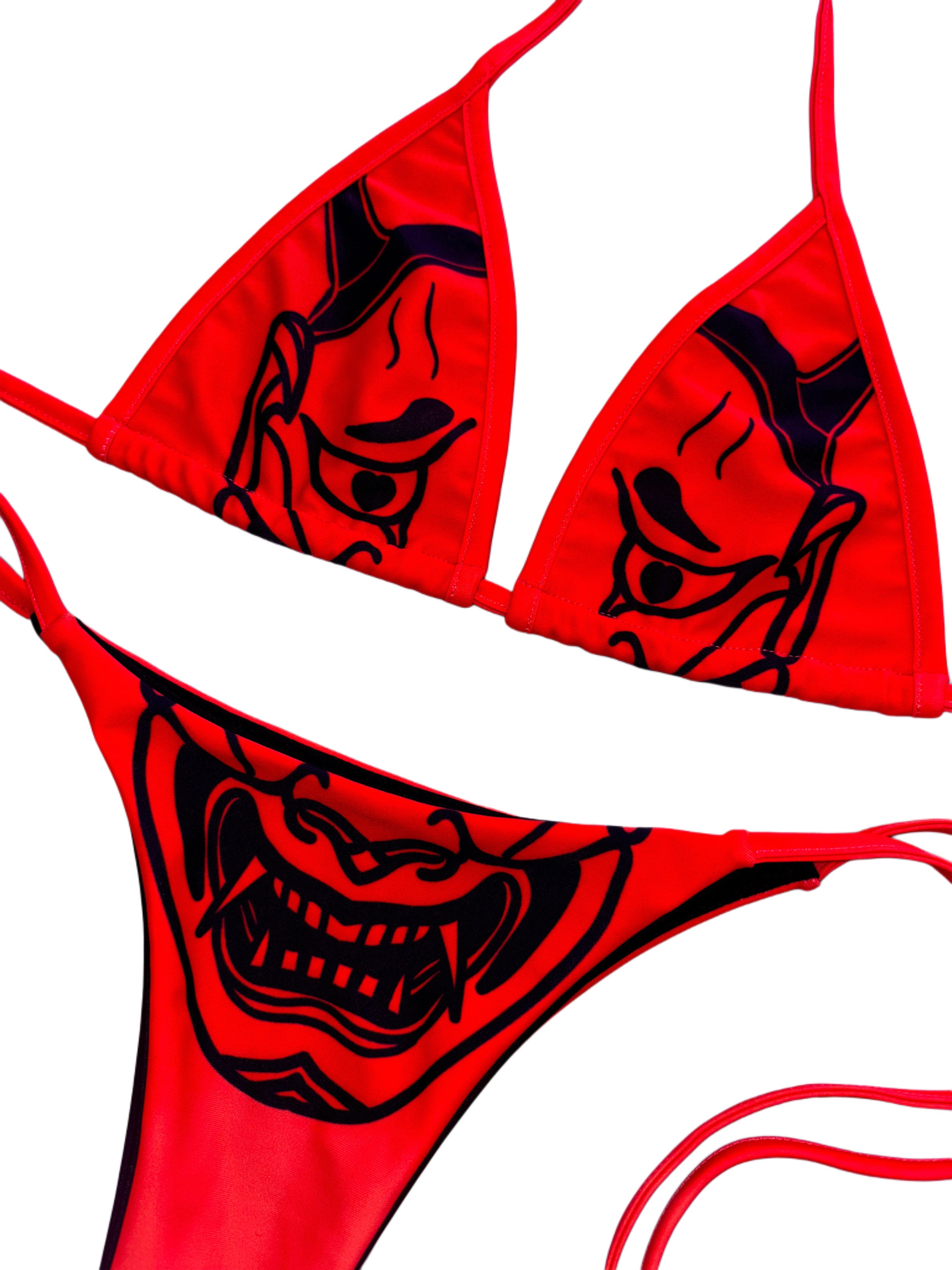 Hannya mask bikini