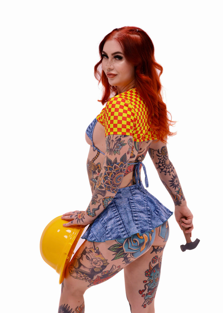 Bob the builder skirt set Halloween costume