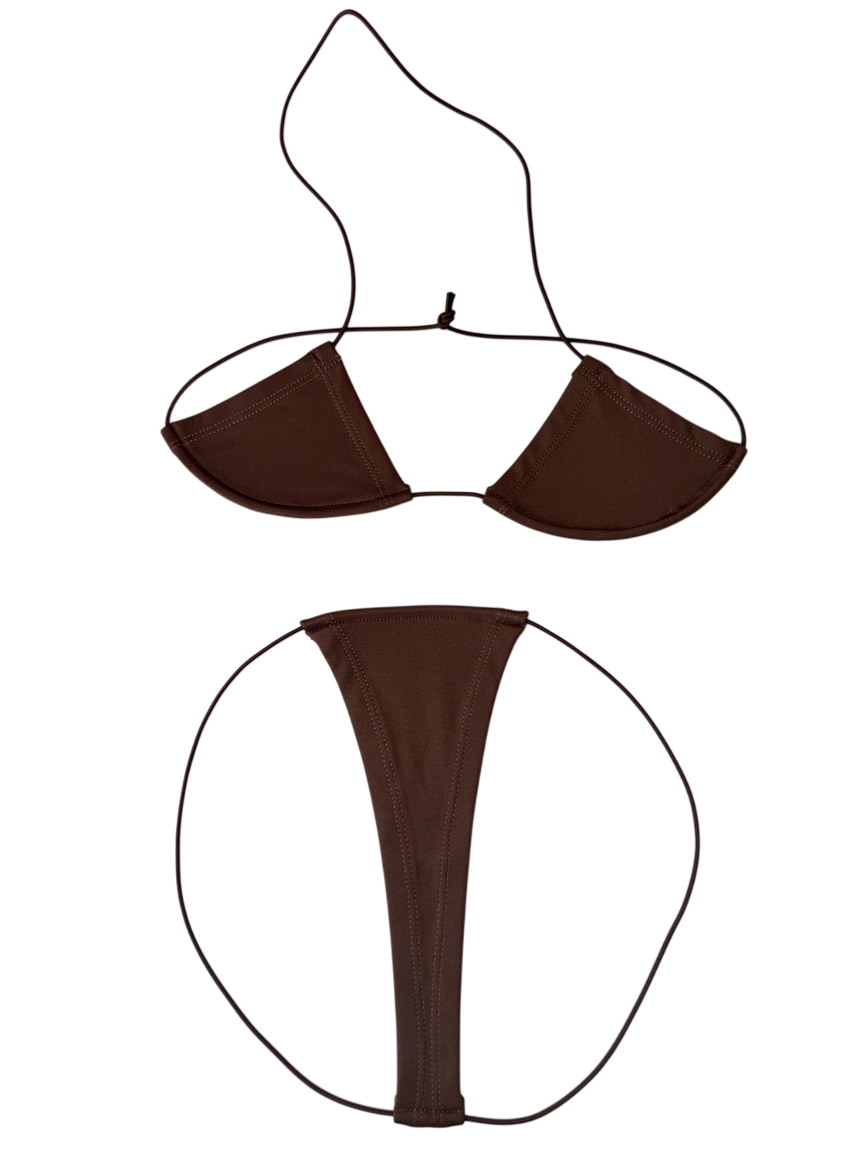String Microkini plain colors