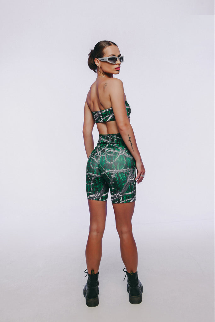 Cyber wire shorts set
