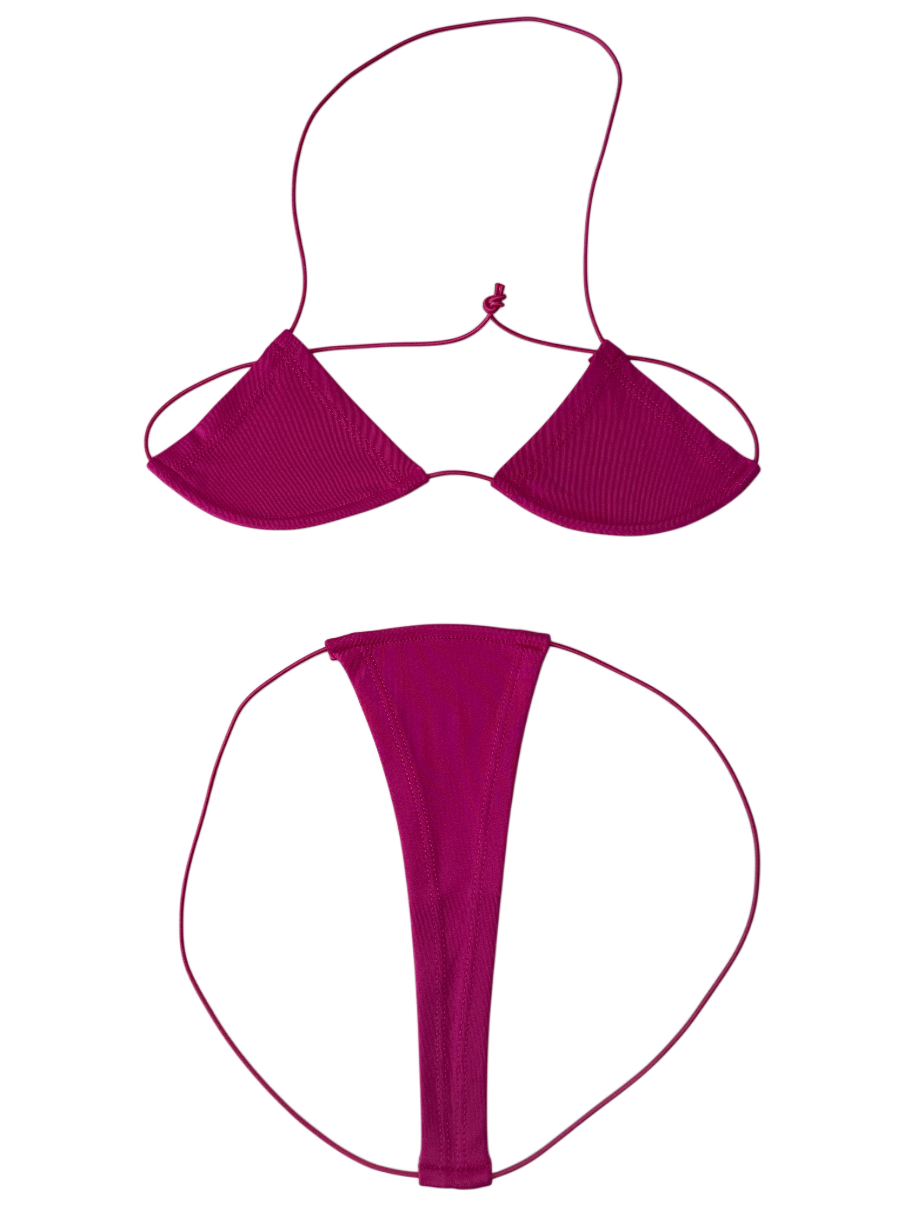 String Microkini plain colors