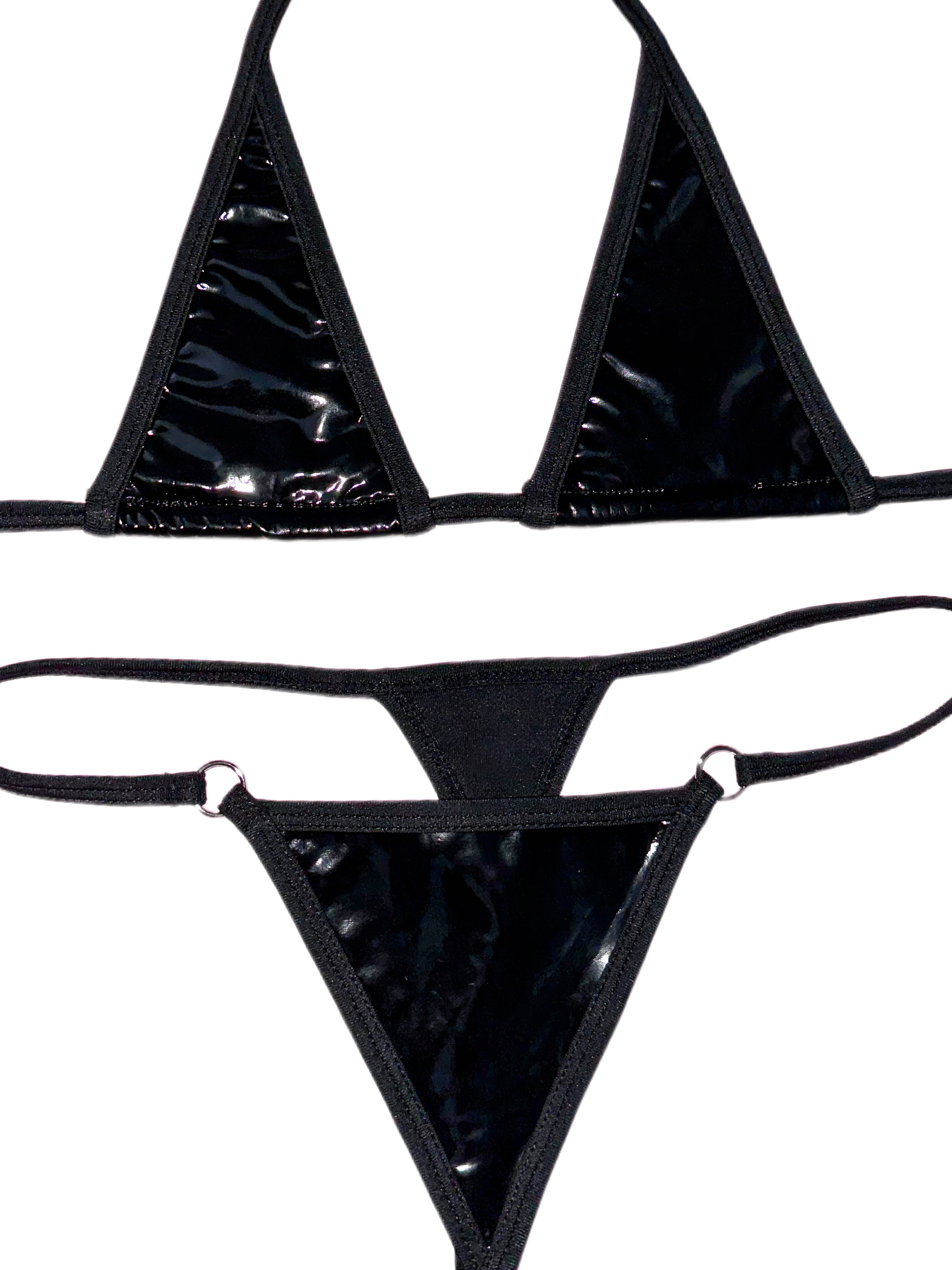 Latex look semimicrokini