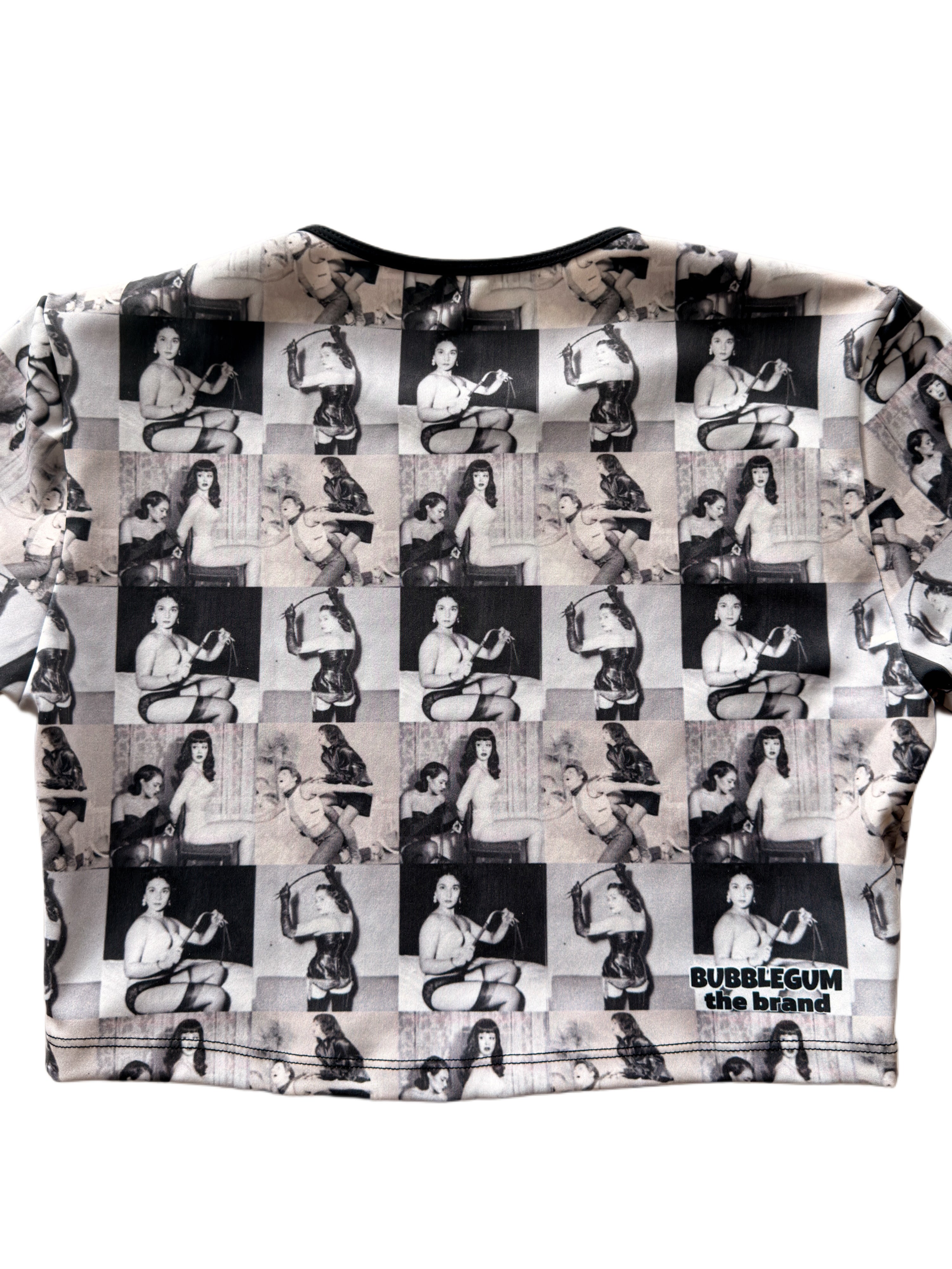 Vintage Dominatrix crop top