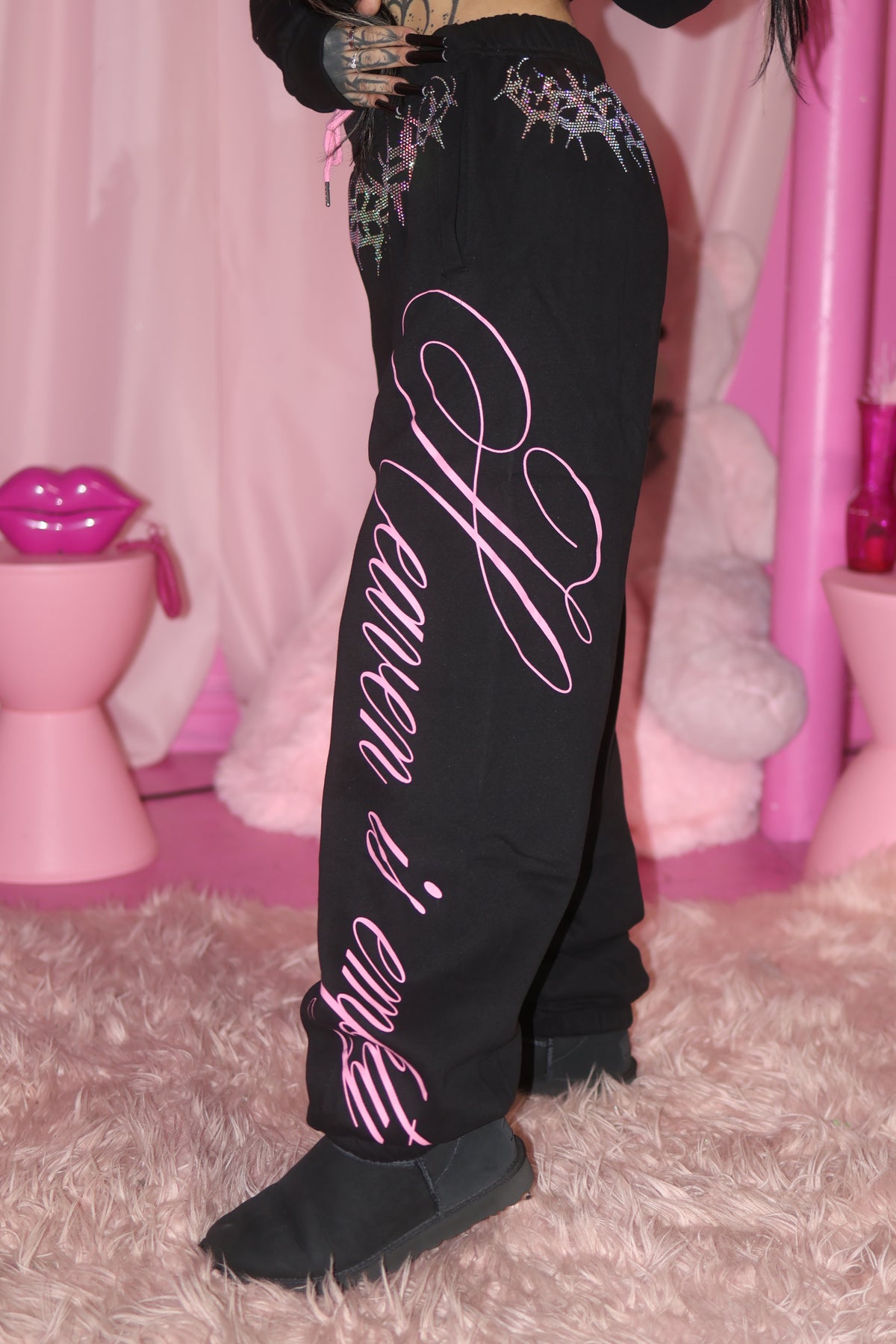 Angels are here sweatpants — additional product photo 12 of 24