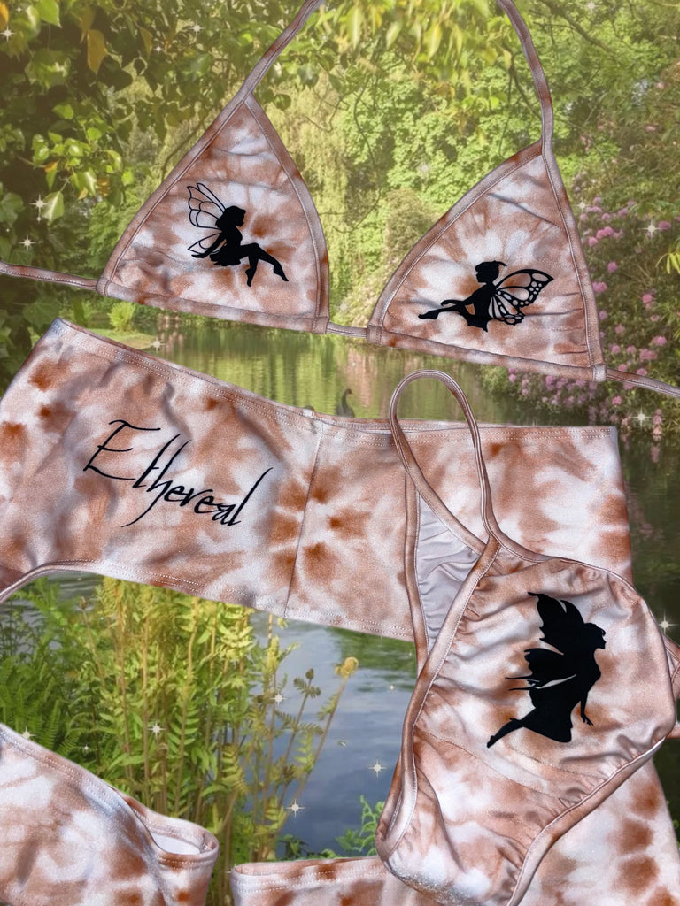 Ethereal faeries chaps bikini set