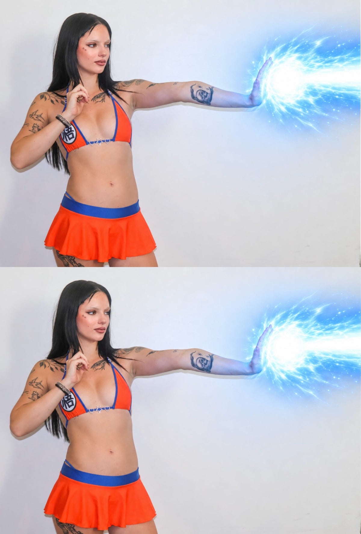 Dragon Ball Halloween Costume bikini skirt set