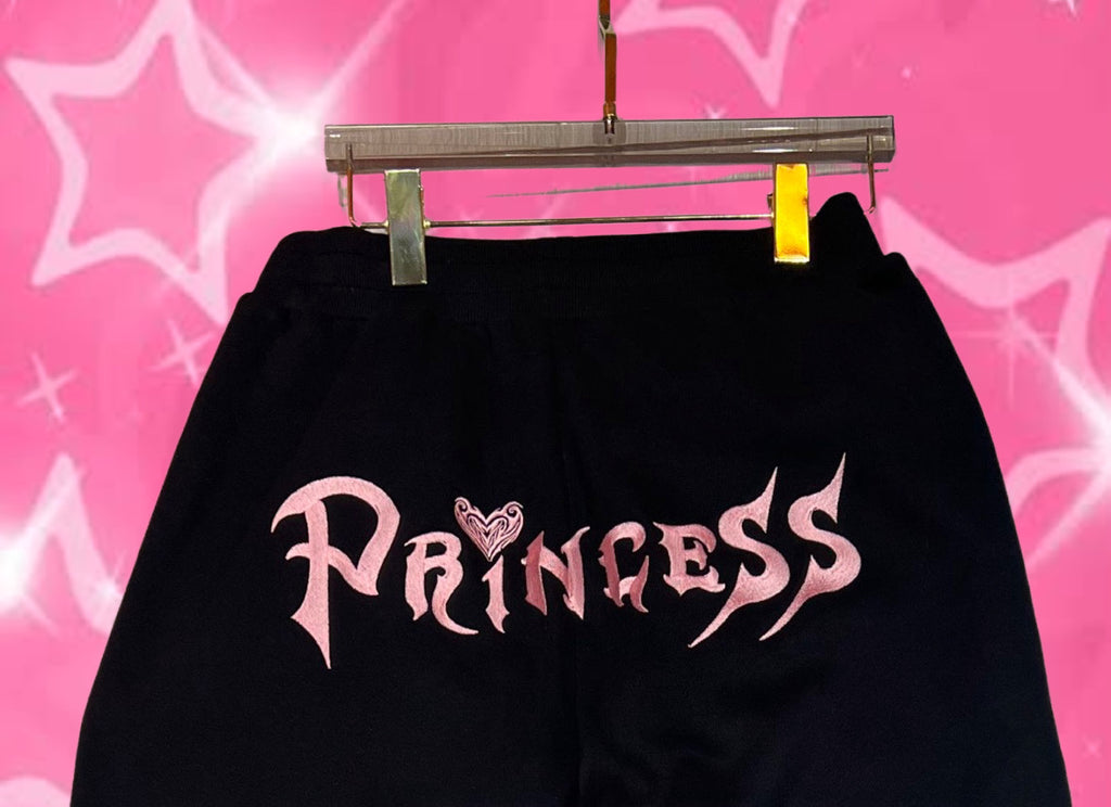 Princess embroidered sweatpants