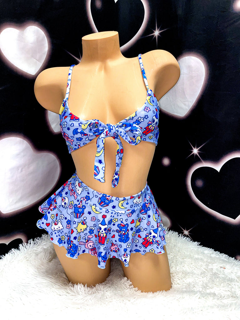 Kawaii playhouse skirt set - Bikinis, Monokinis, skirt sets, and apparel inspired by strippers - Bubblegum The Brand