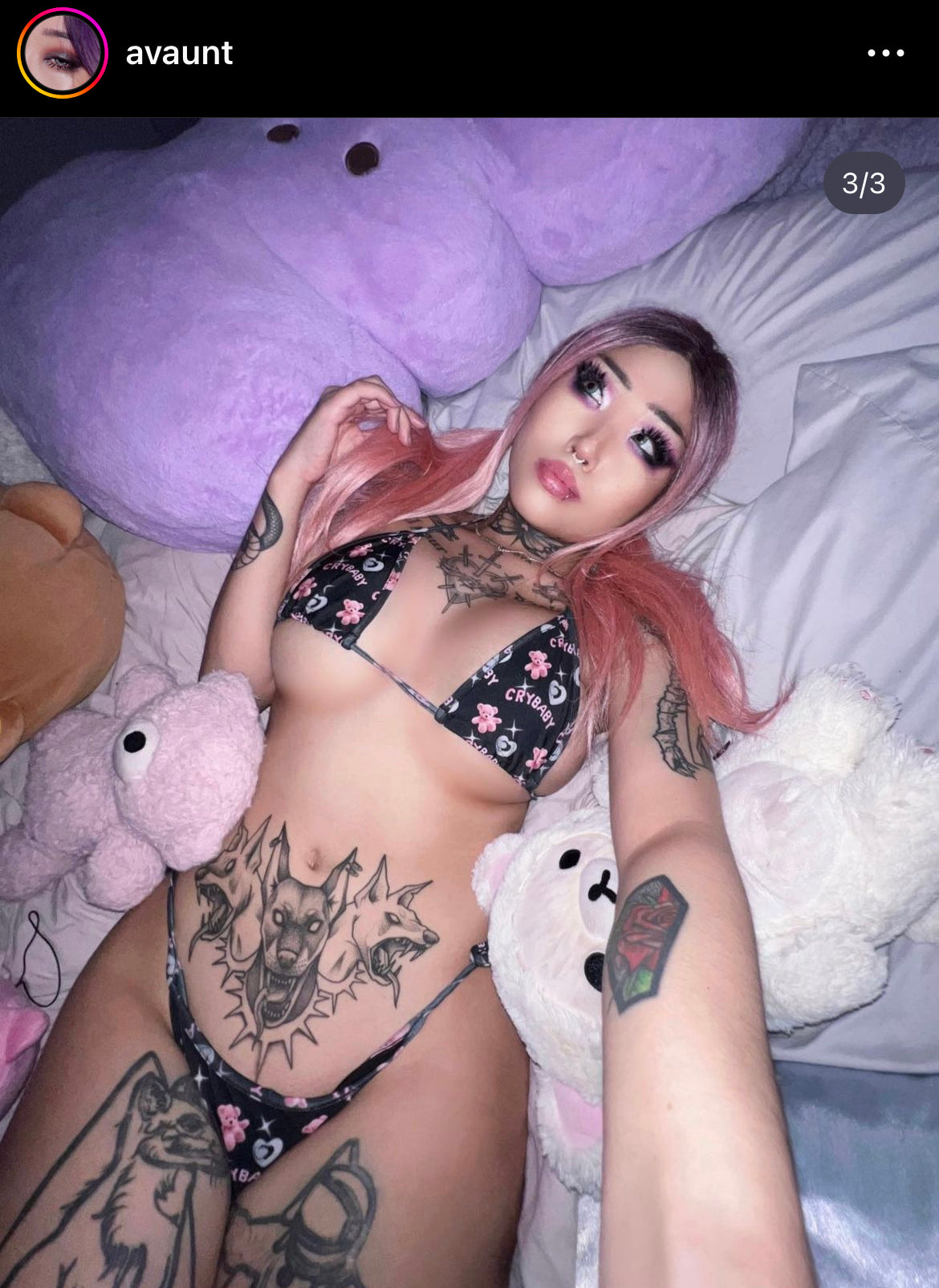 Crybaby bikini set - Bikinis, Monokinis, skirt sets, and apparel inspired by strippers - Bubblegum The Brand