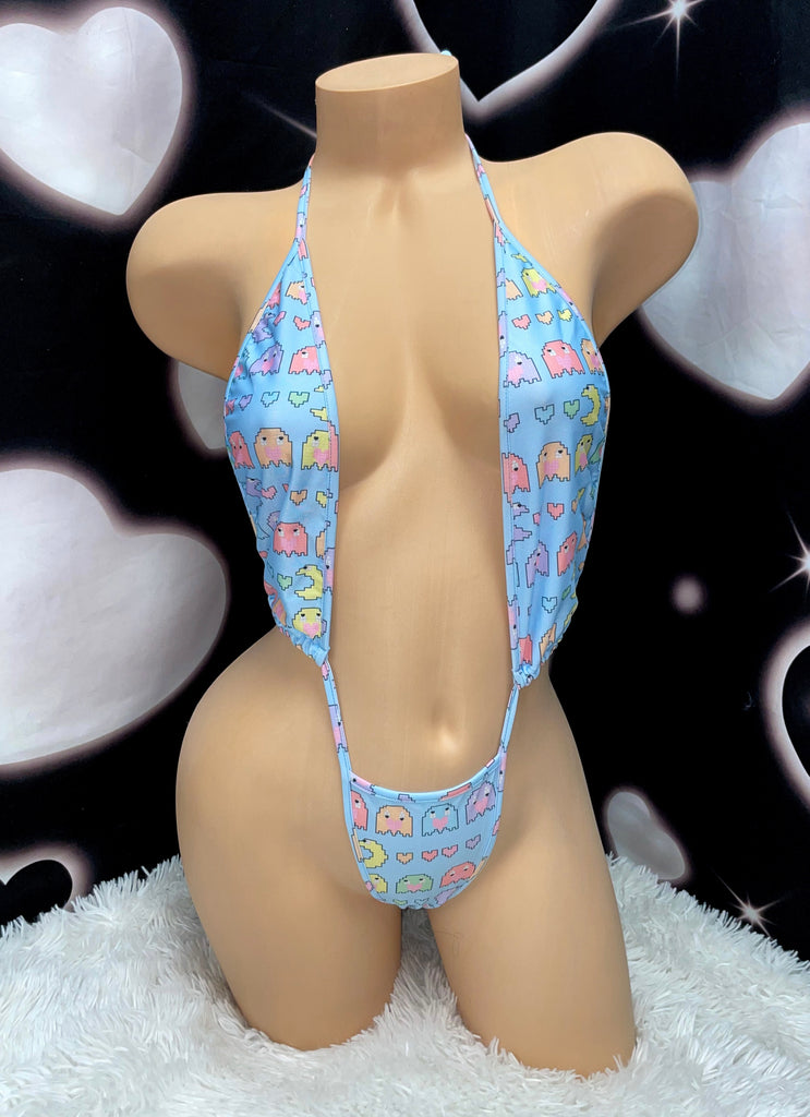 Joystick slingshot one piece - Bikinis, Monokinis, skirt sets, and apparel inspired by strippers - Bubblegum The Brand