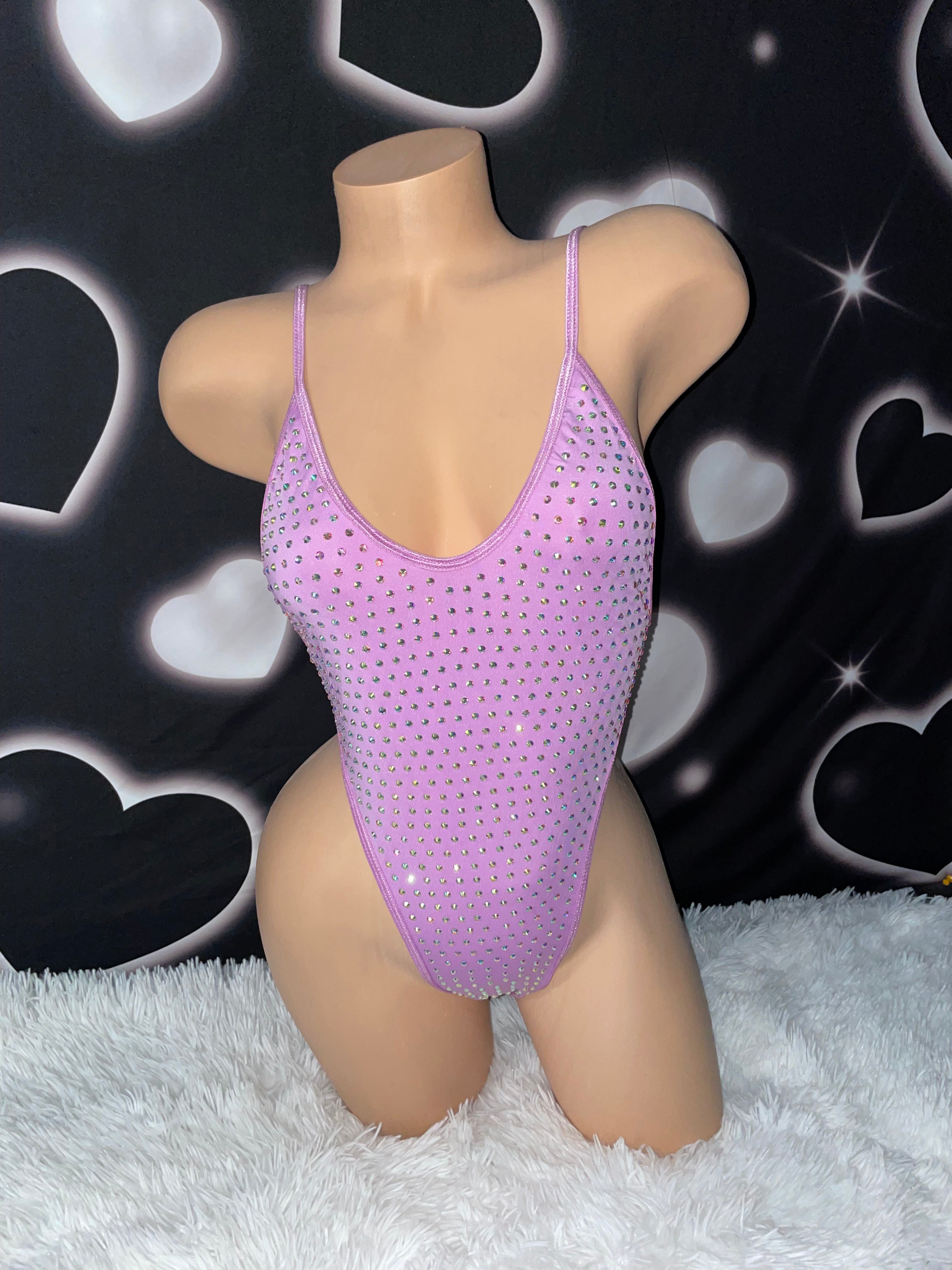 Iced out rhinestone one piece - new colors! - Bikinis, Monokinis, skirt sets, and apparel inspired by strippers - Bubblegum The Brand