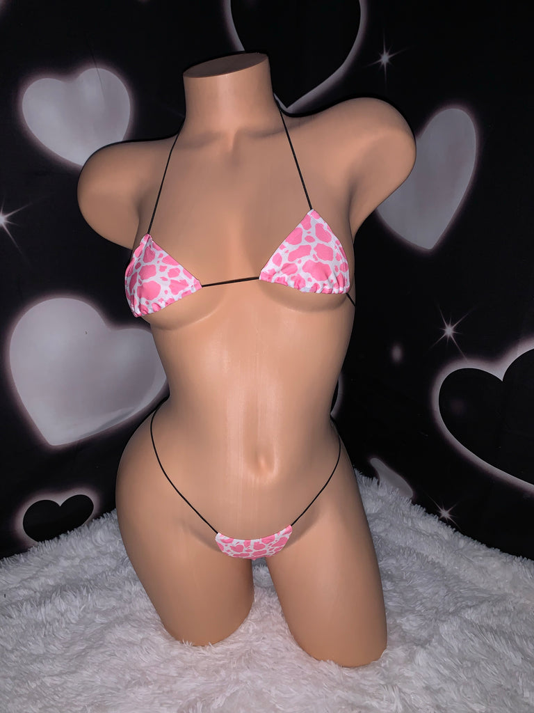 Cowgirl string microkini - Bikinis, Monokinis, skirt sets, and apparel inspired by strippers - Bubblegum The Brand