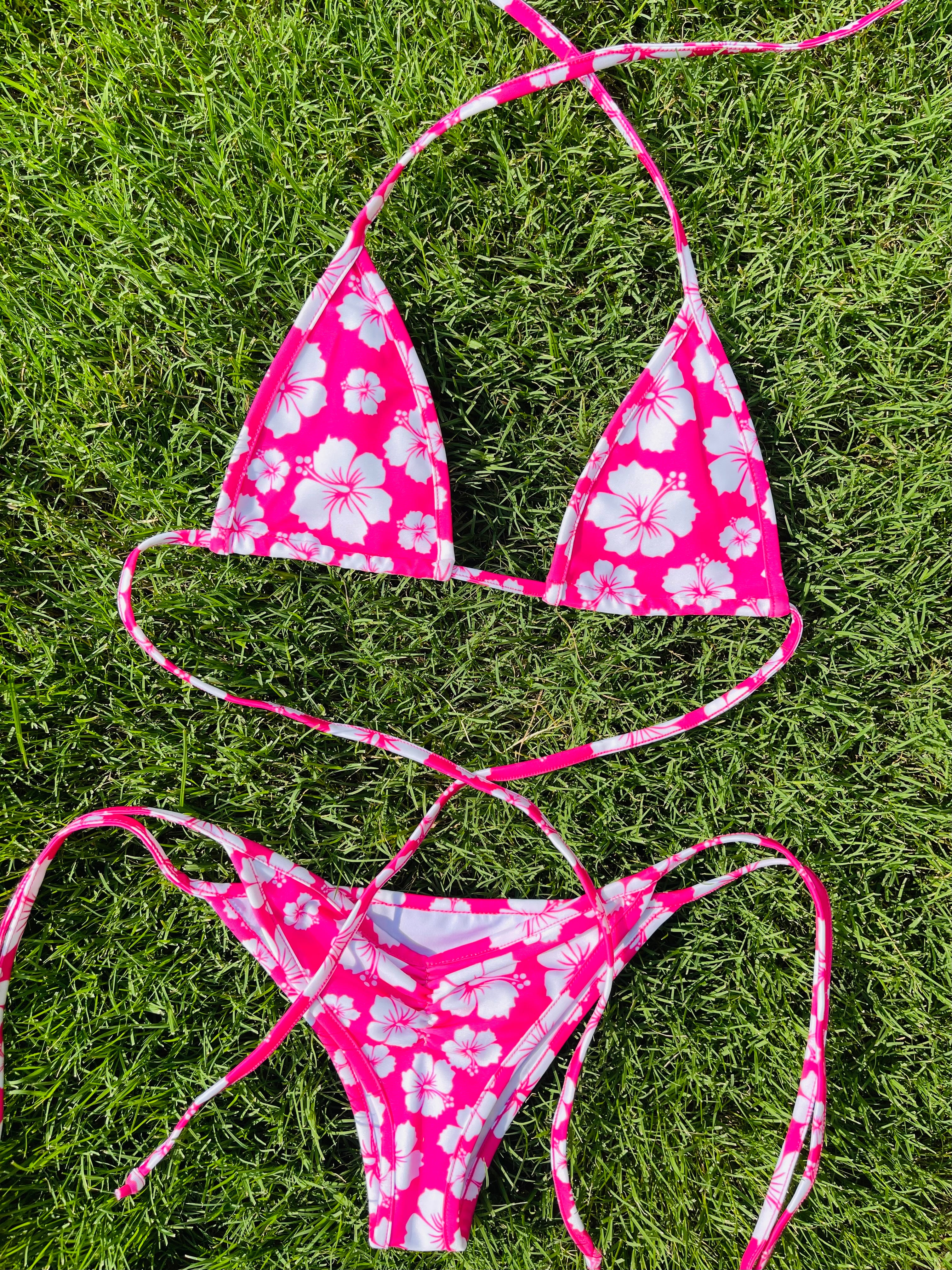 Lei Me Down bikini - Bikinis, Monokinis, skirt sets, and apparel inspired by strippers - Bubblegum The Brand