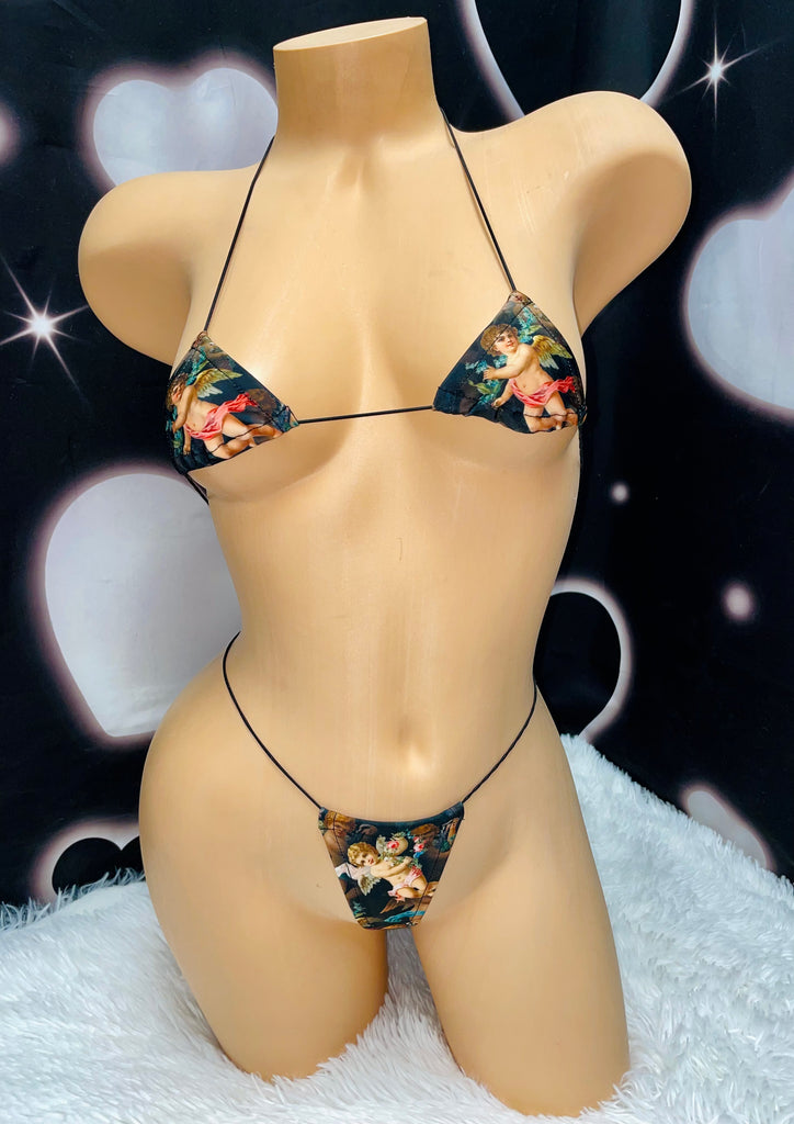Cherub string microkini - Bikinis, Monokinis, skirt sets, and apparel inspired by strippers - Bubblegum The Brand
