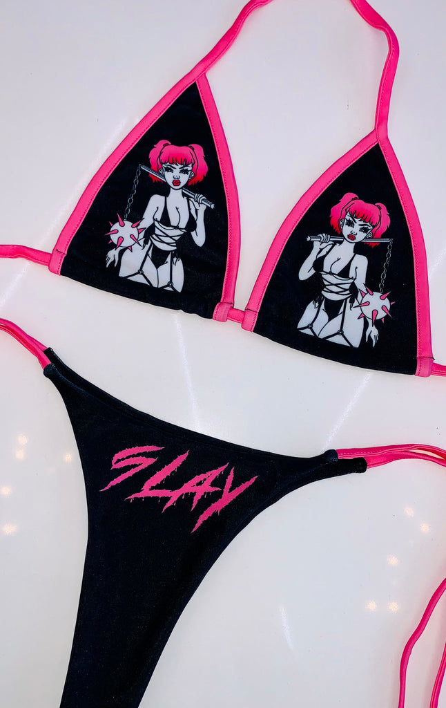 Slay bikini - Bikinis, Monokinis, skirt sets, and apparel inspired by strippers - Bubblegum The Brand