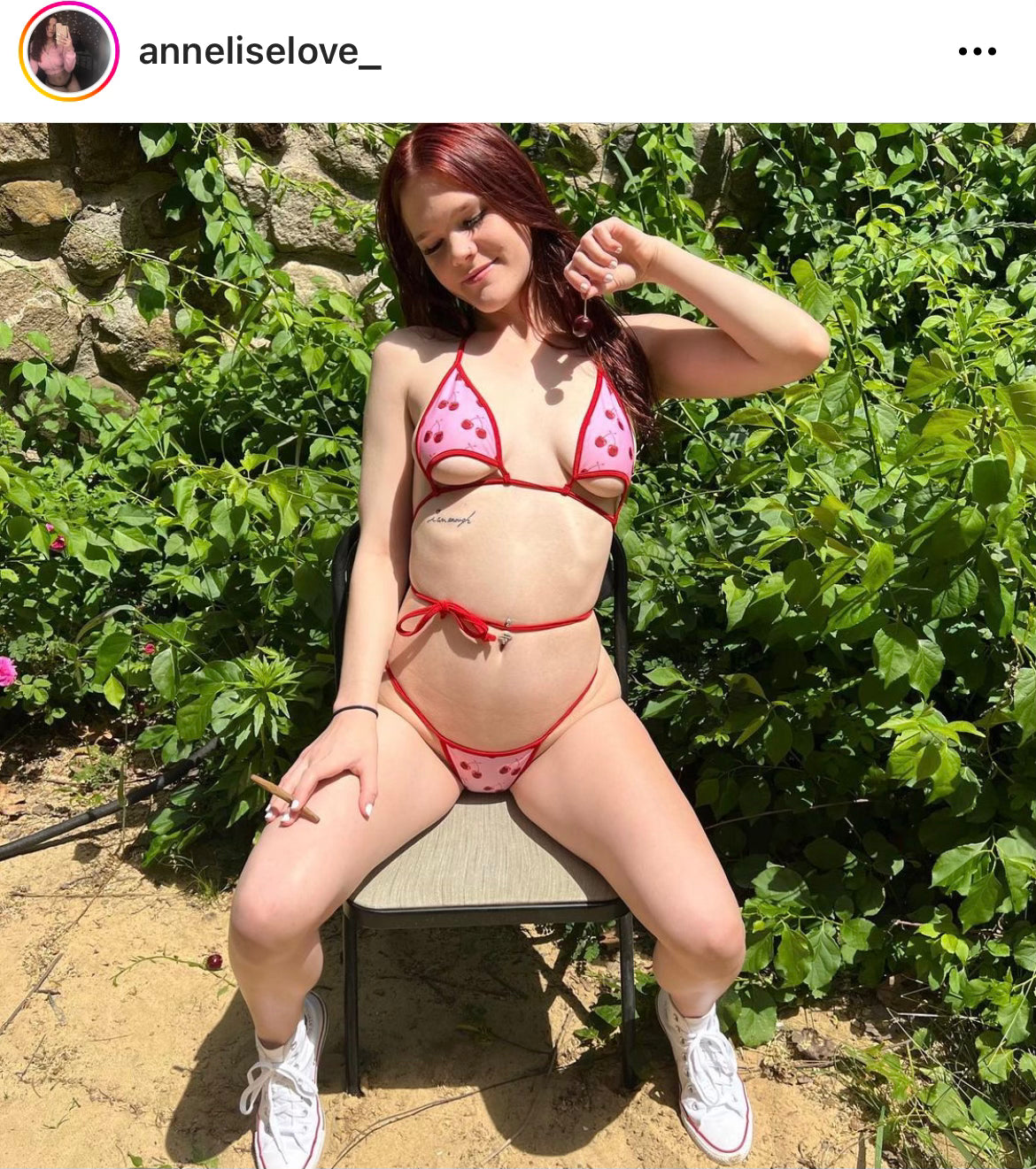 Pink cherry bikini - Bikinis, Monokinis, skirt sets, and apparel inspired by strippers - Bubblegum The Brand