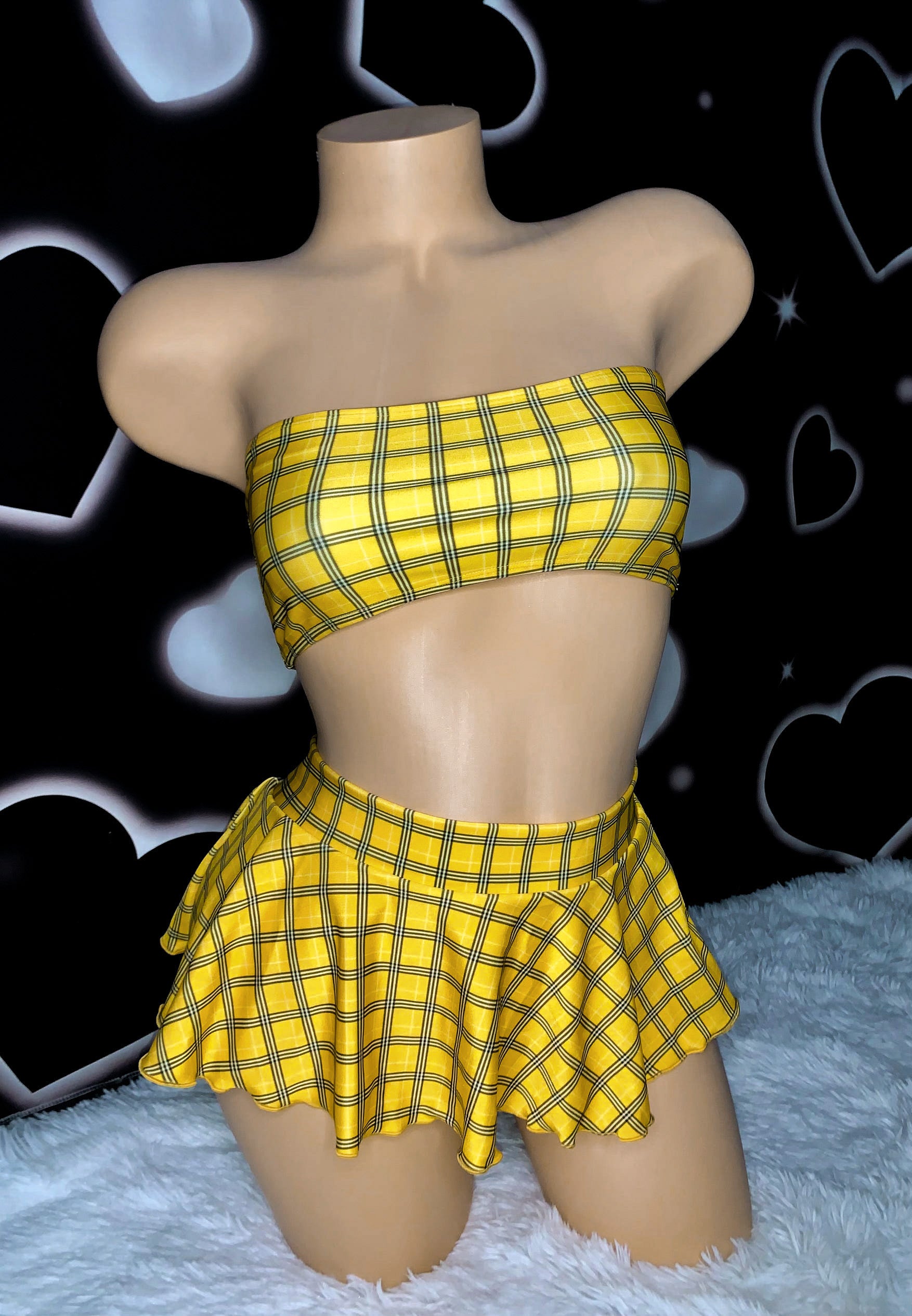 Clueless skirt set - Bikinis, Monokinis, skirt sets, and apparel inspired by strippers - Bubblegum The Brand