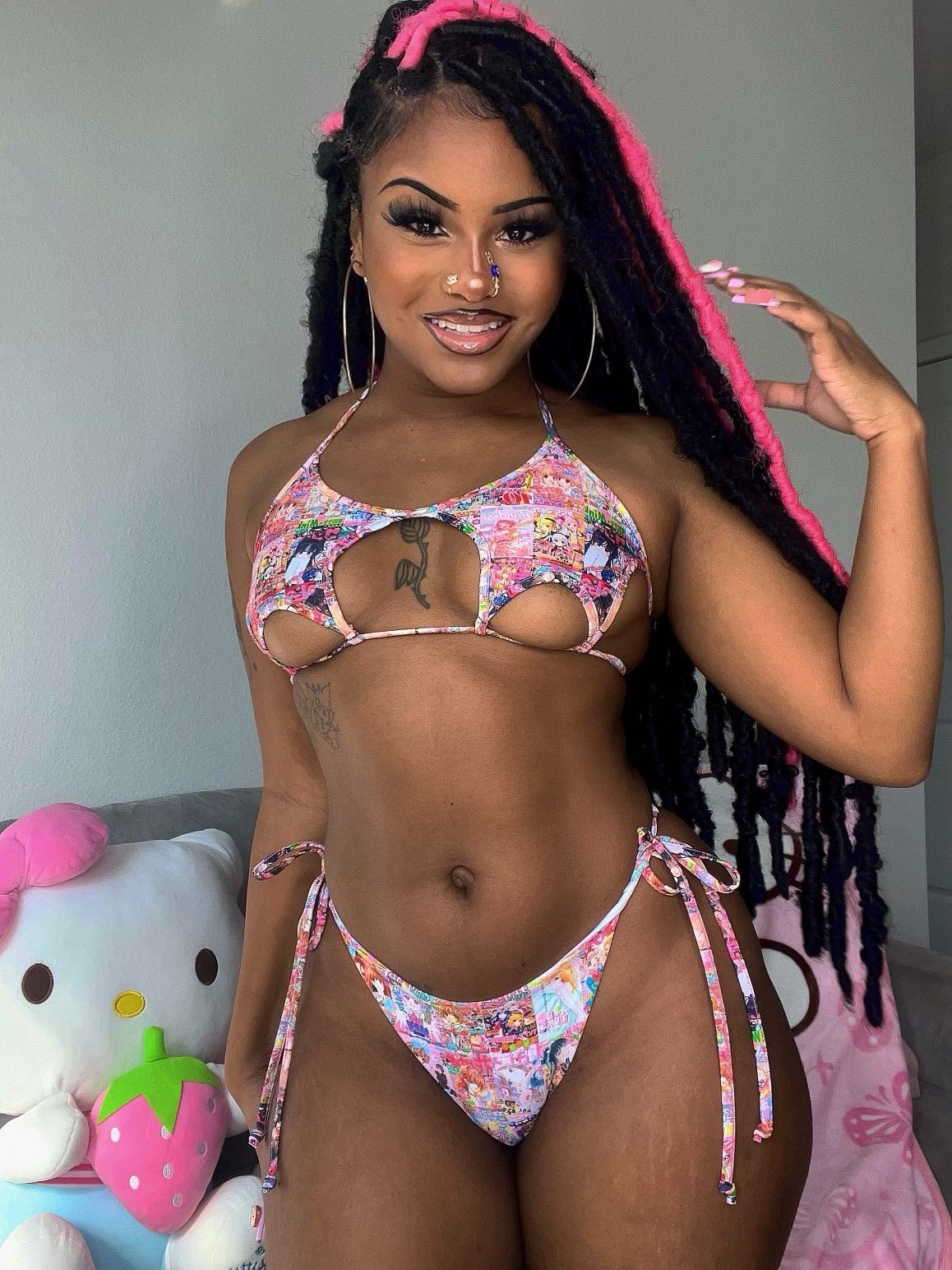 Manga star bikini - Bikinis, Monokinis, skirt sets, and apparel inspired by strippers - Bubblegum The Brand