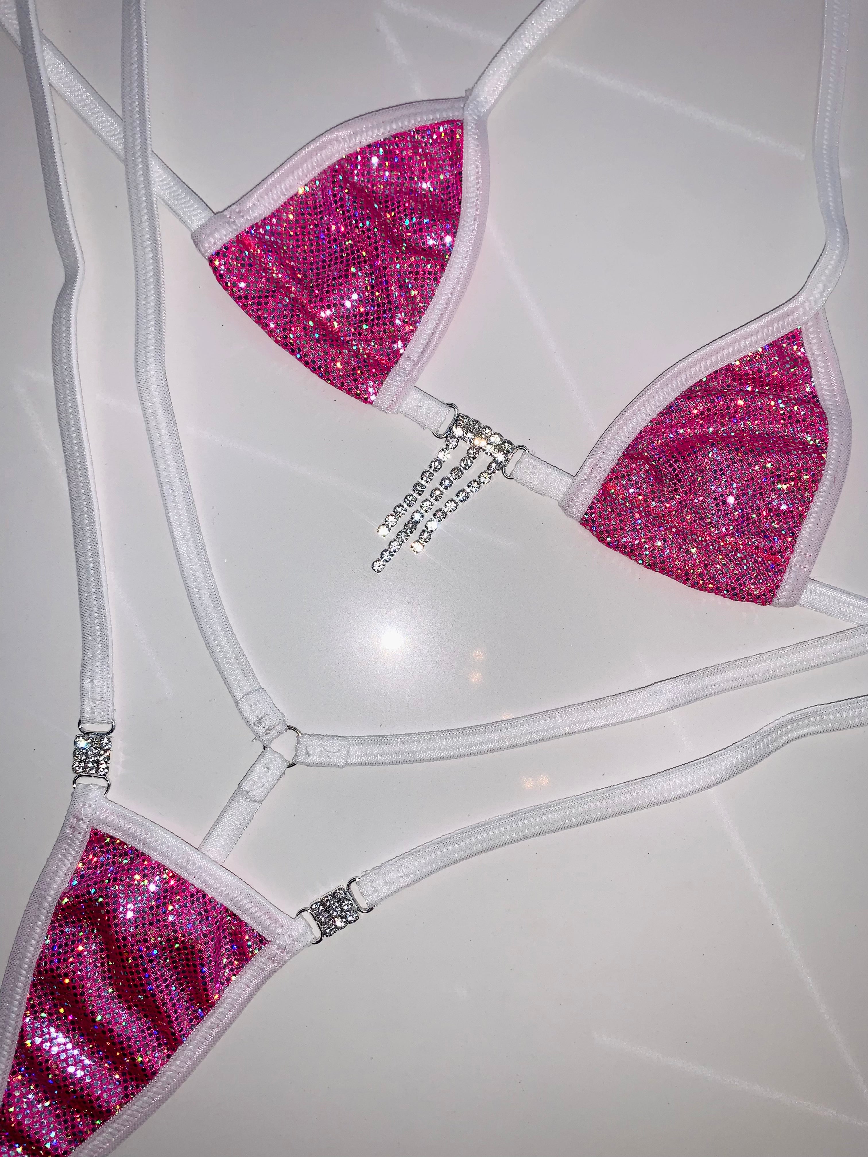 Micro sparkle slingshot microkini - Bikinis, Monokinis, skirt sets, and apparel inspired by strippers - Bubblegum The Brand