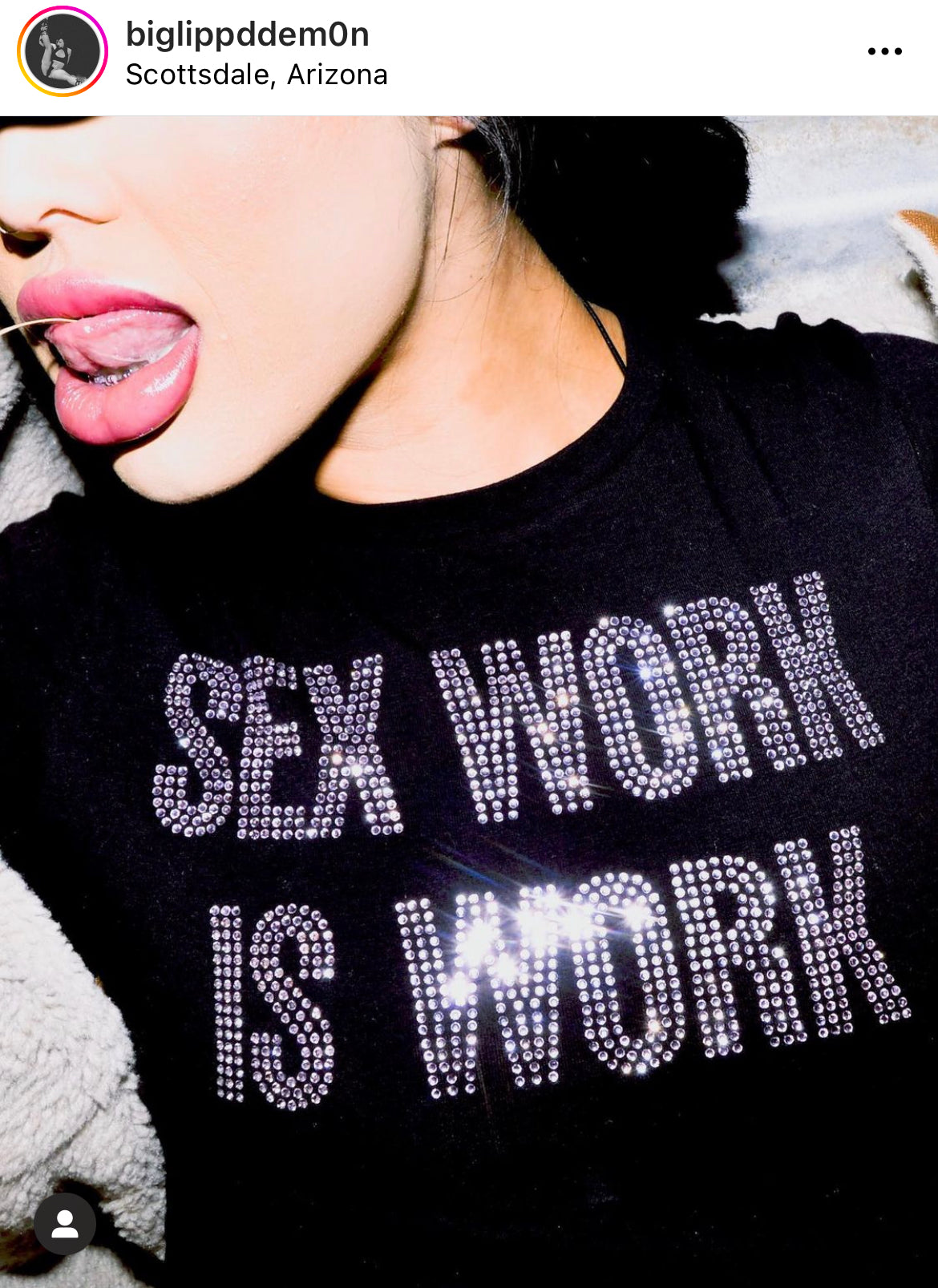 Sex work is work crop top - Bikinis, Monokinis, skirt sets, and apparel inspired by strippers - Bubblegum The Brand