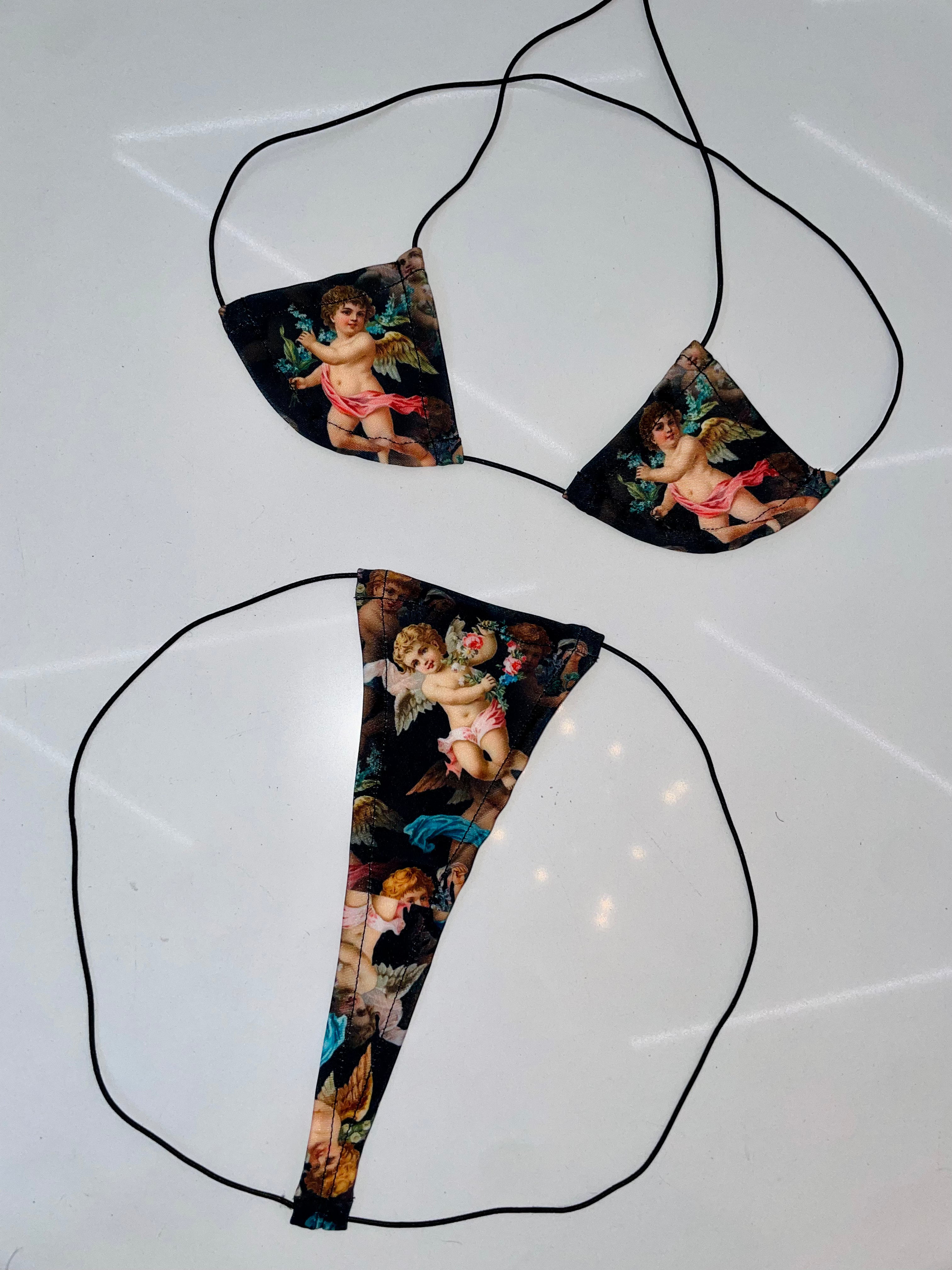 Cherub string microkini - Bikinis, Monokinis, skirt sets, and apparel inspired by strippers - Bubblegum The Brand