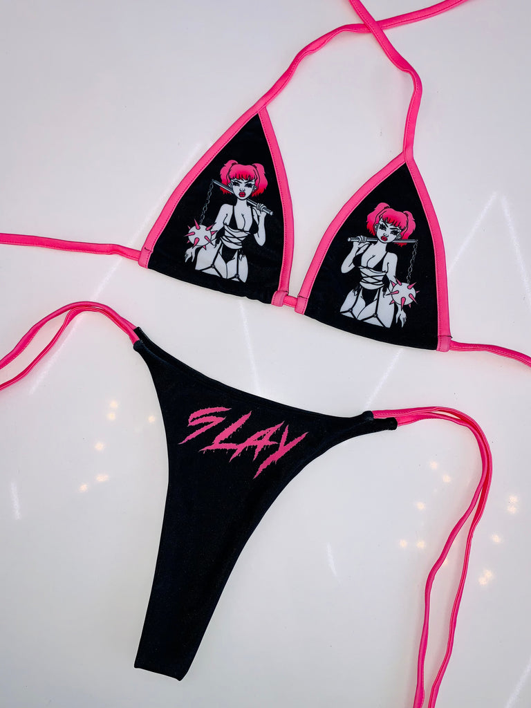 Slay bikini - Bikinis, Monokinis, skirt sets, and apparel inspired by strippers - Bubblegum The Brand