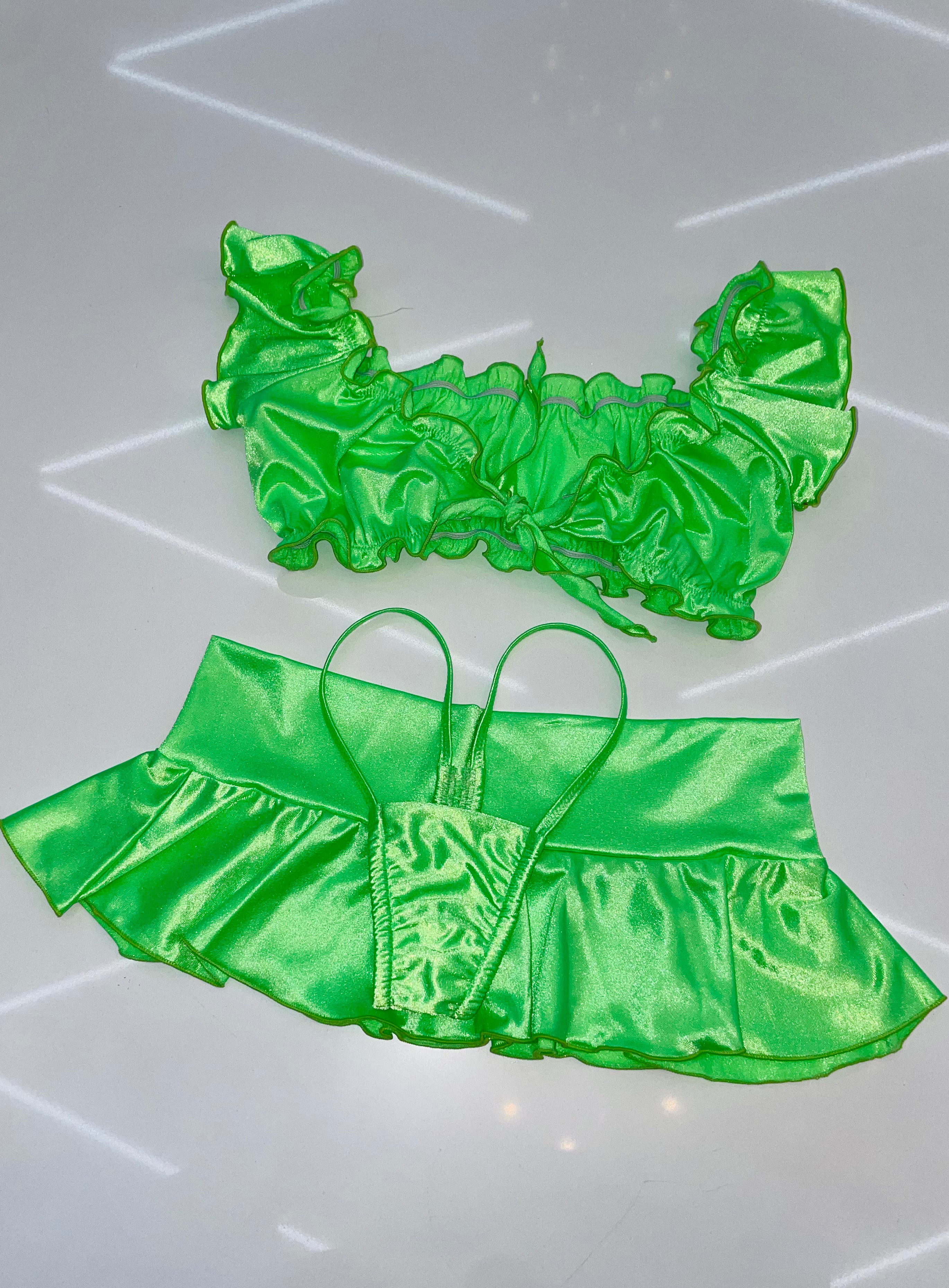 Exotic dancewear Stripper outfit. poledance bikini. festival outfit. rave outfit.