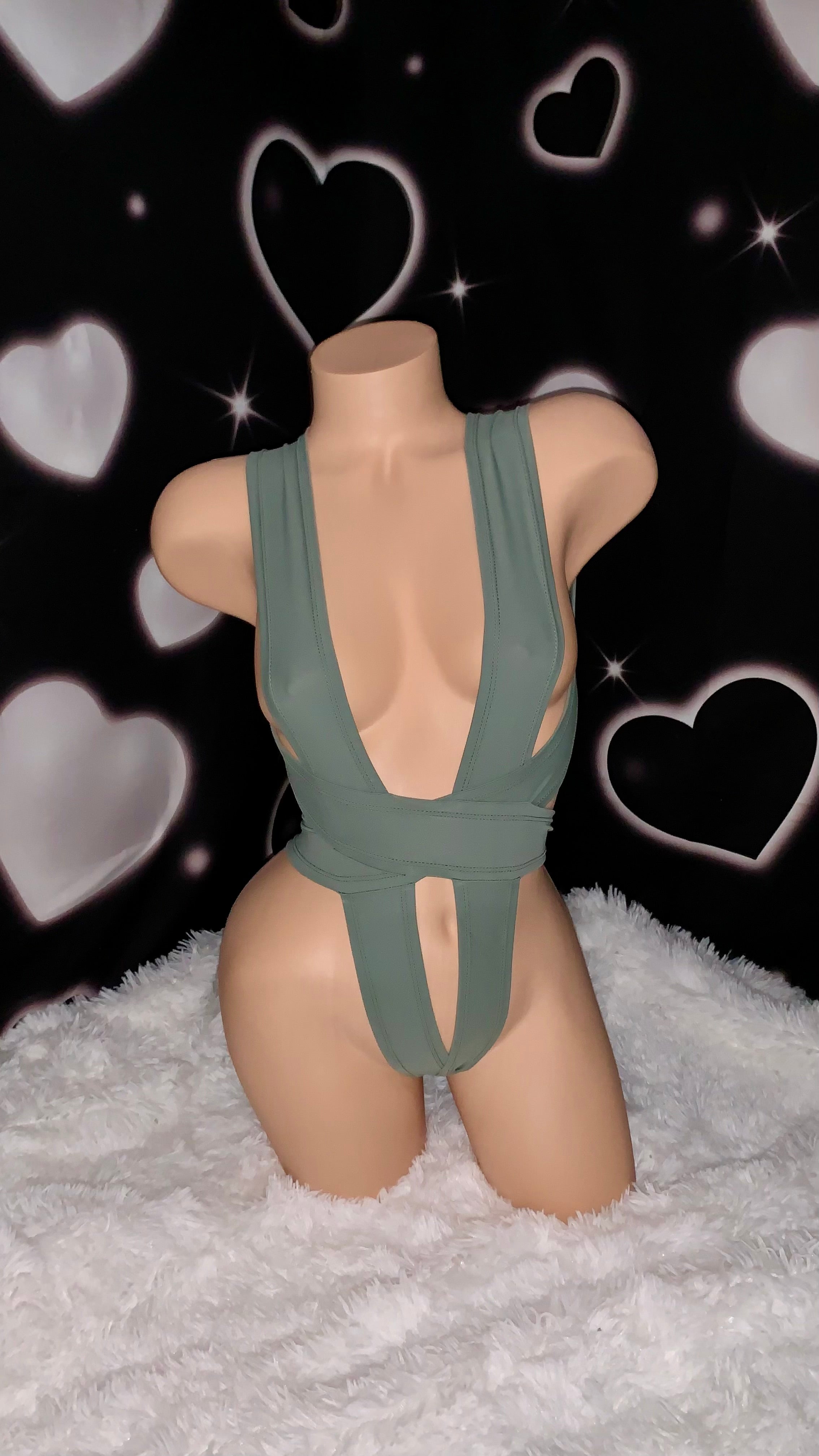 Matte Nude Wrap one piece - Bikinis, Monokinis, skirt sets, and apparel inspired by strippers - Bubblegum The Brand