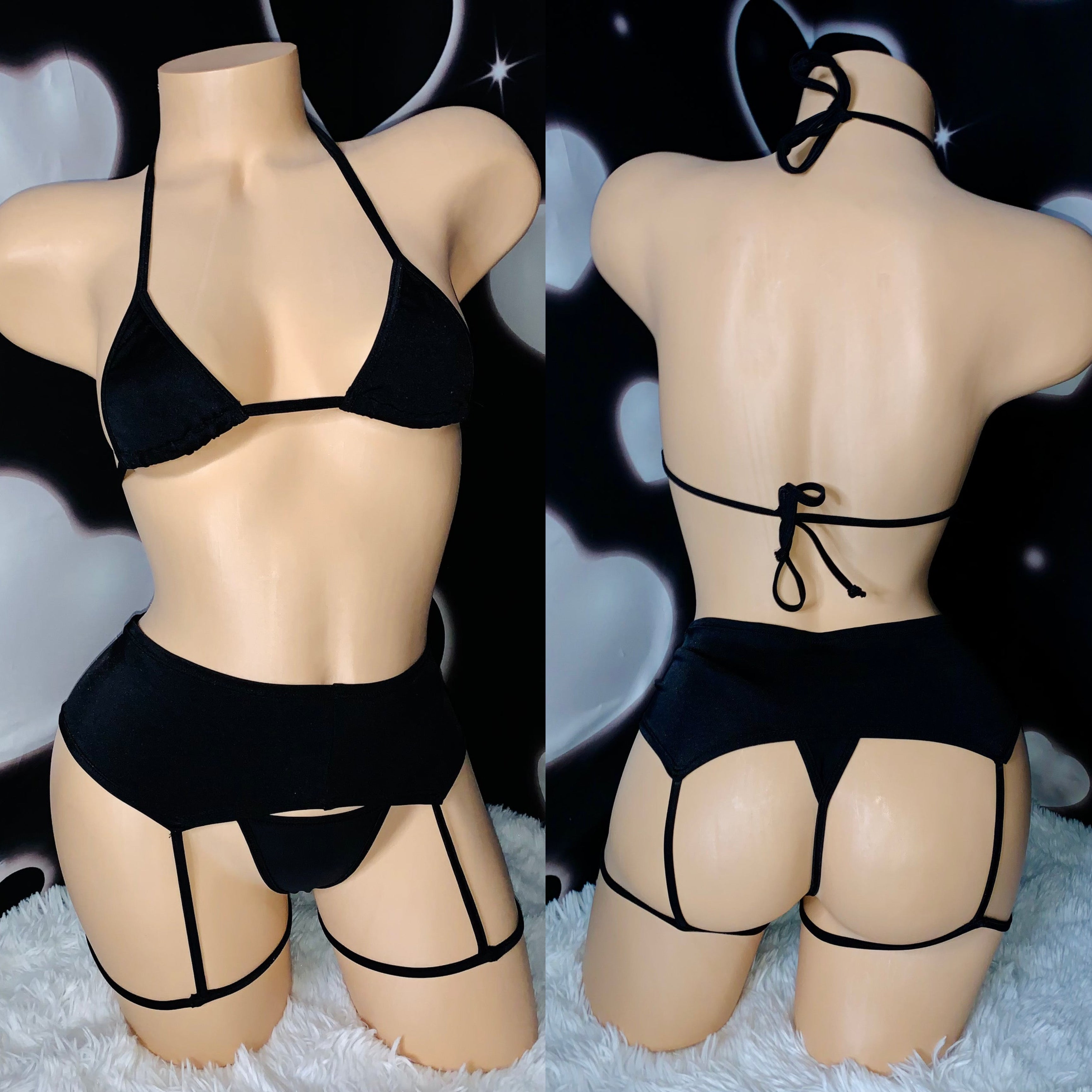 Exotic dancewear Stripper outfit. poledance bikini. festival outfit. rave outfit.