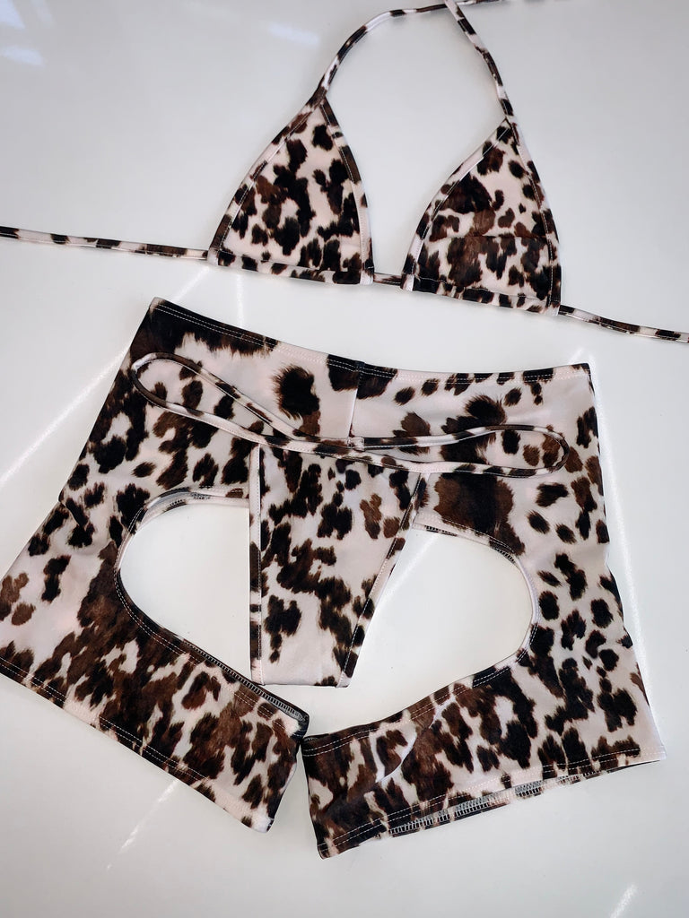 Chaps top bathing suits